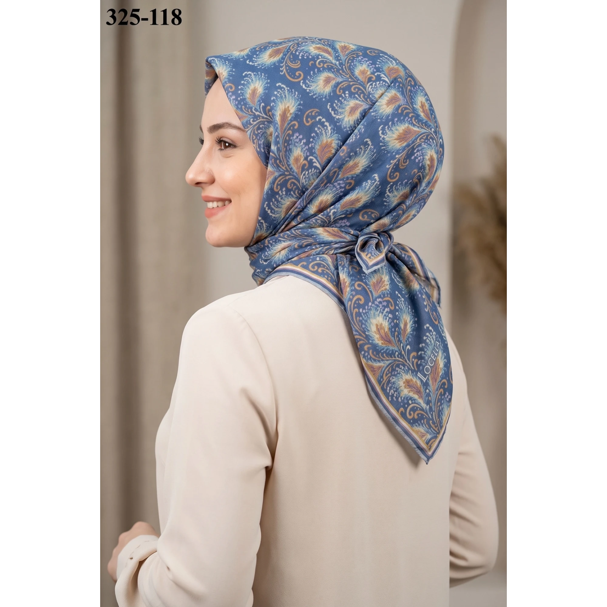 Locella Soft Pamuk Eşarp 325-118