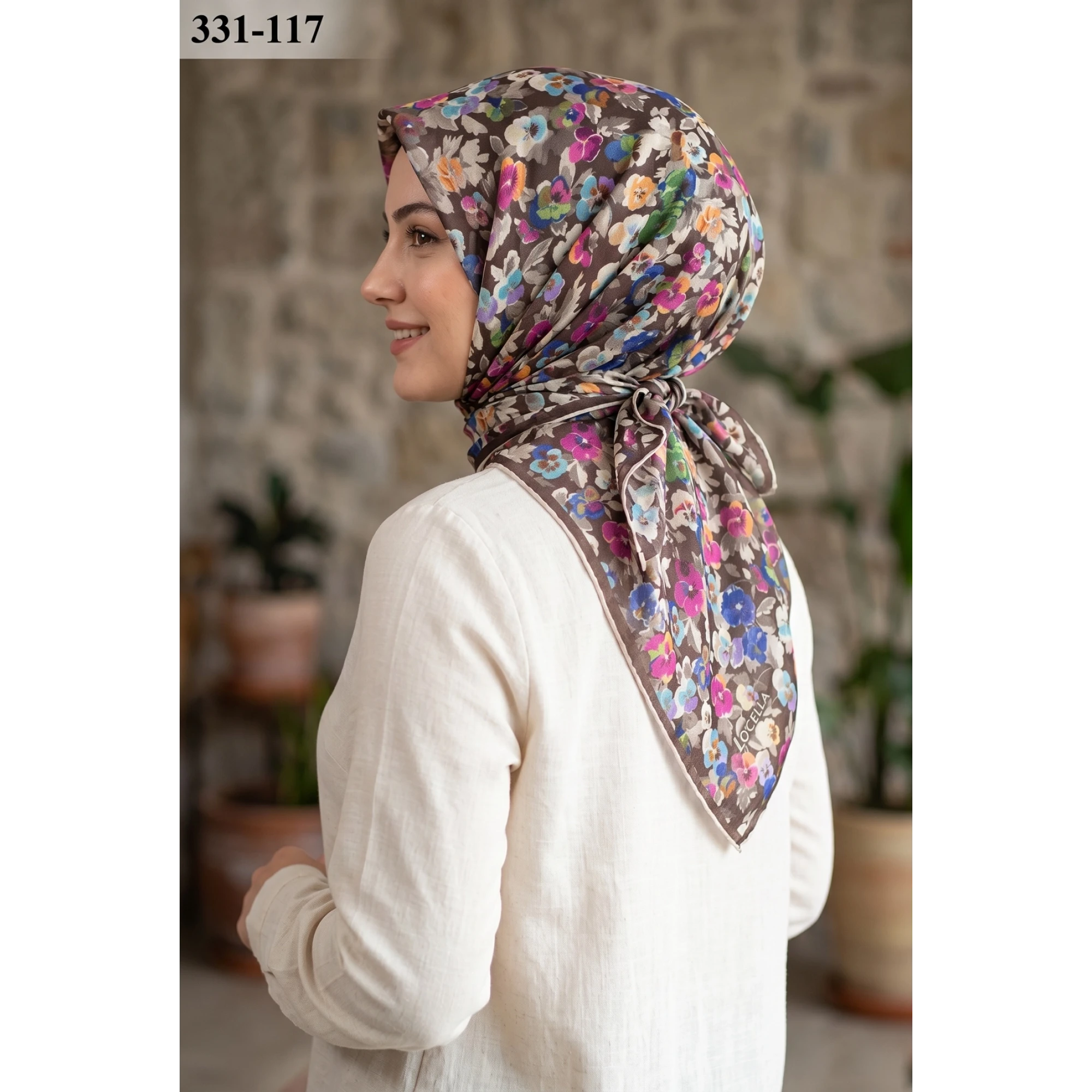 Locella Soft Pamuk Eşarp 331-117