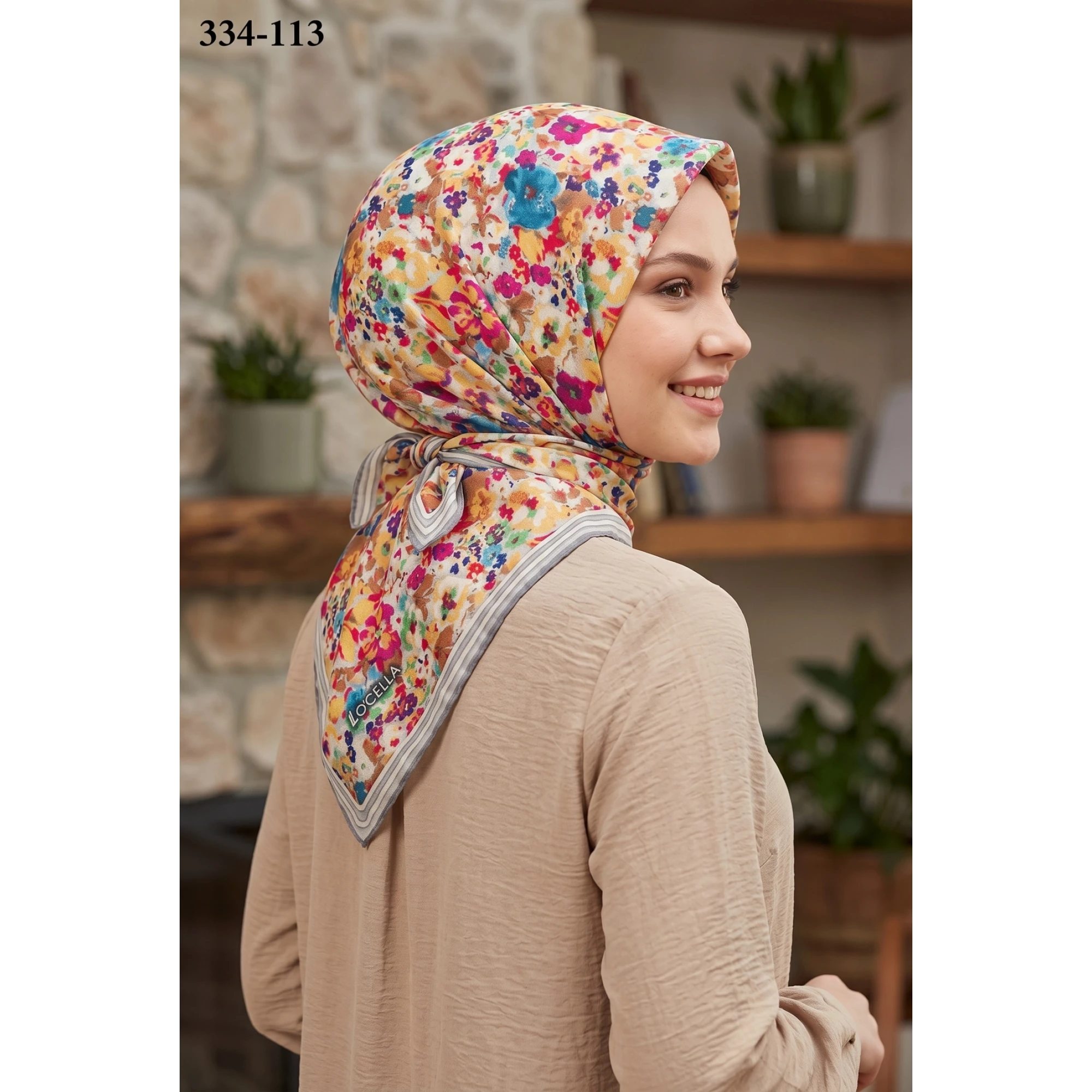 Locella Soft Pamuk Eşarp 334-113