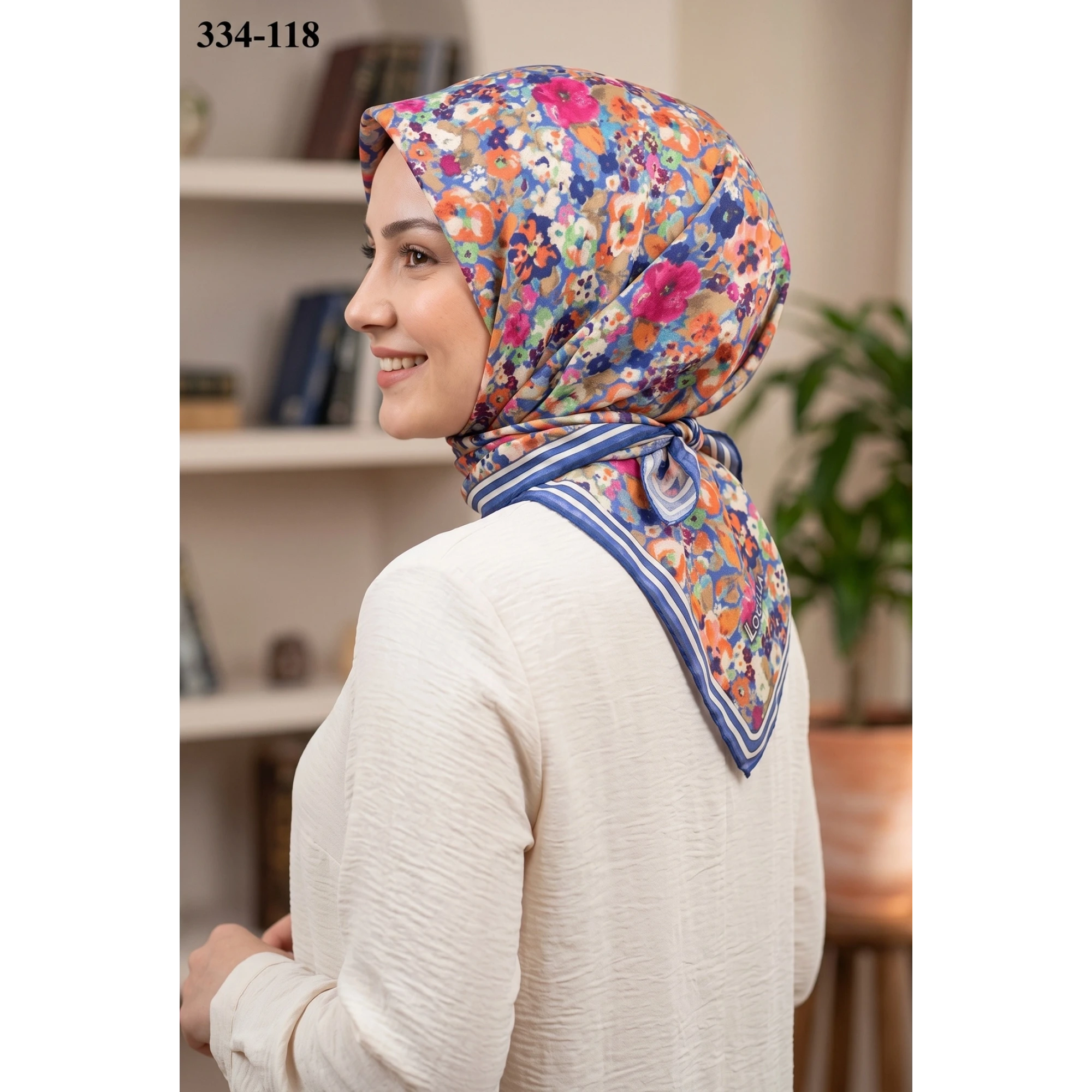 Locella Soft Pamuk Eşarp 334-118