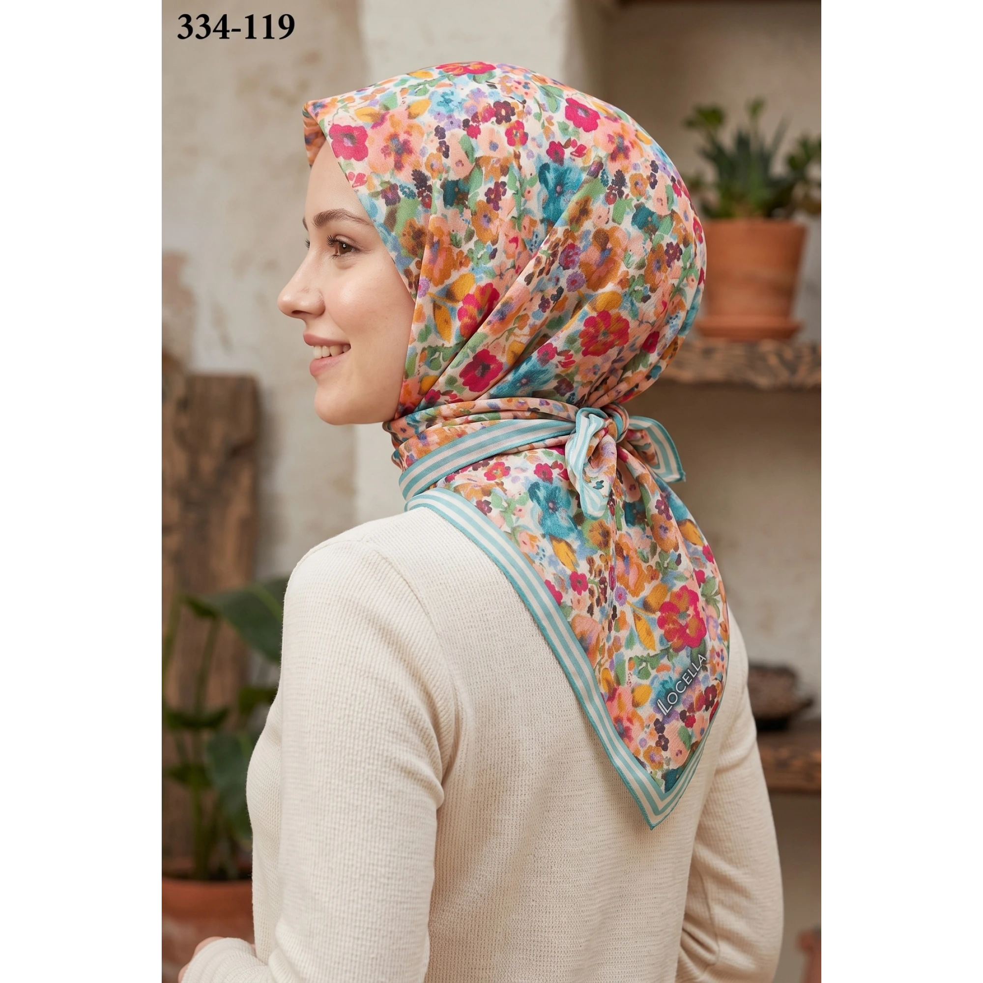 Locella Soft Pamuk Eşarp 334-119