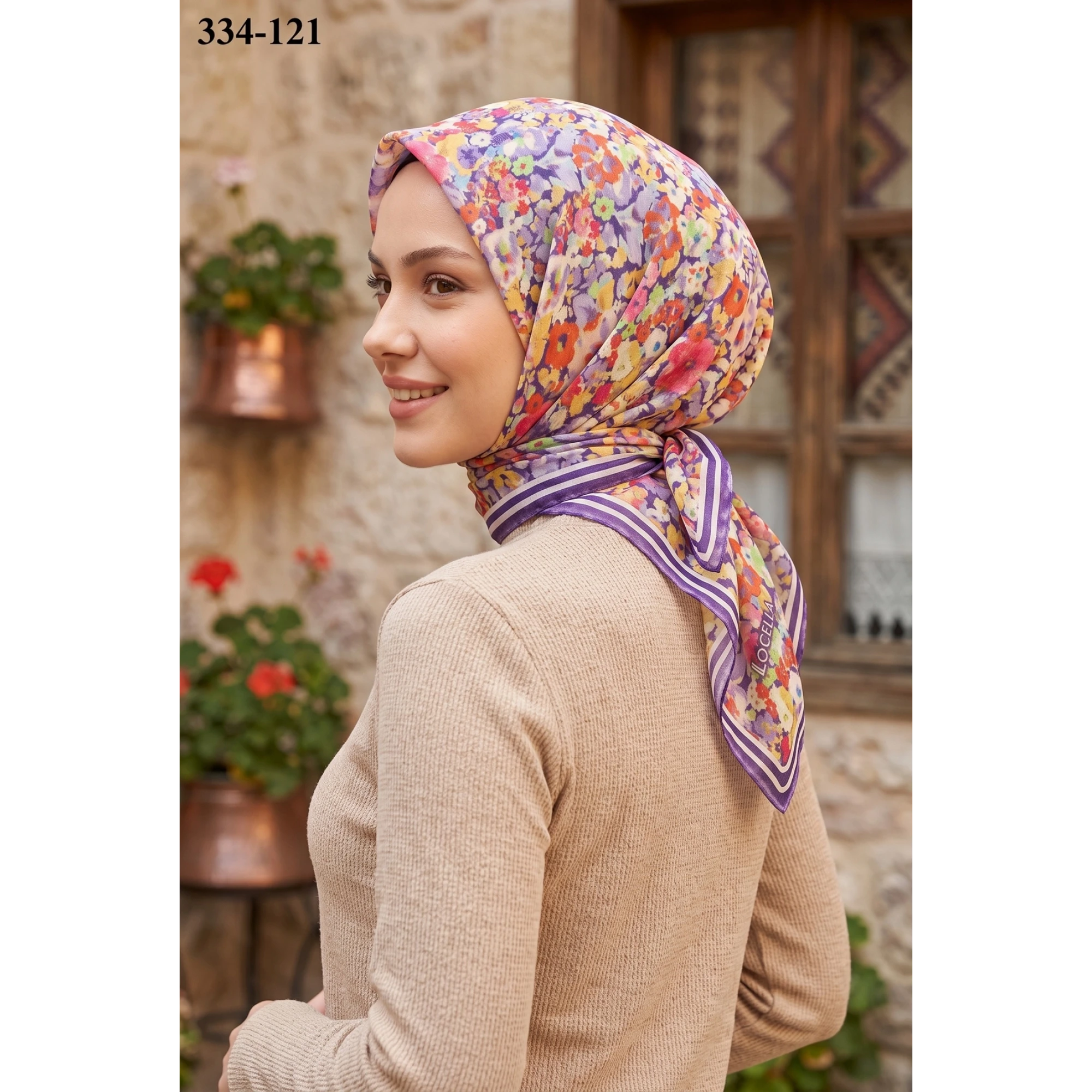 Locella Soft Pamuk Eşarp 334-121
