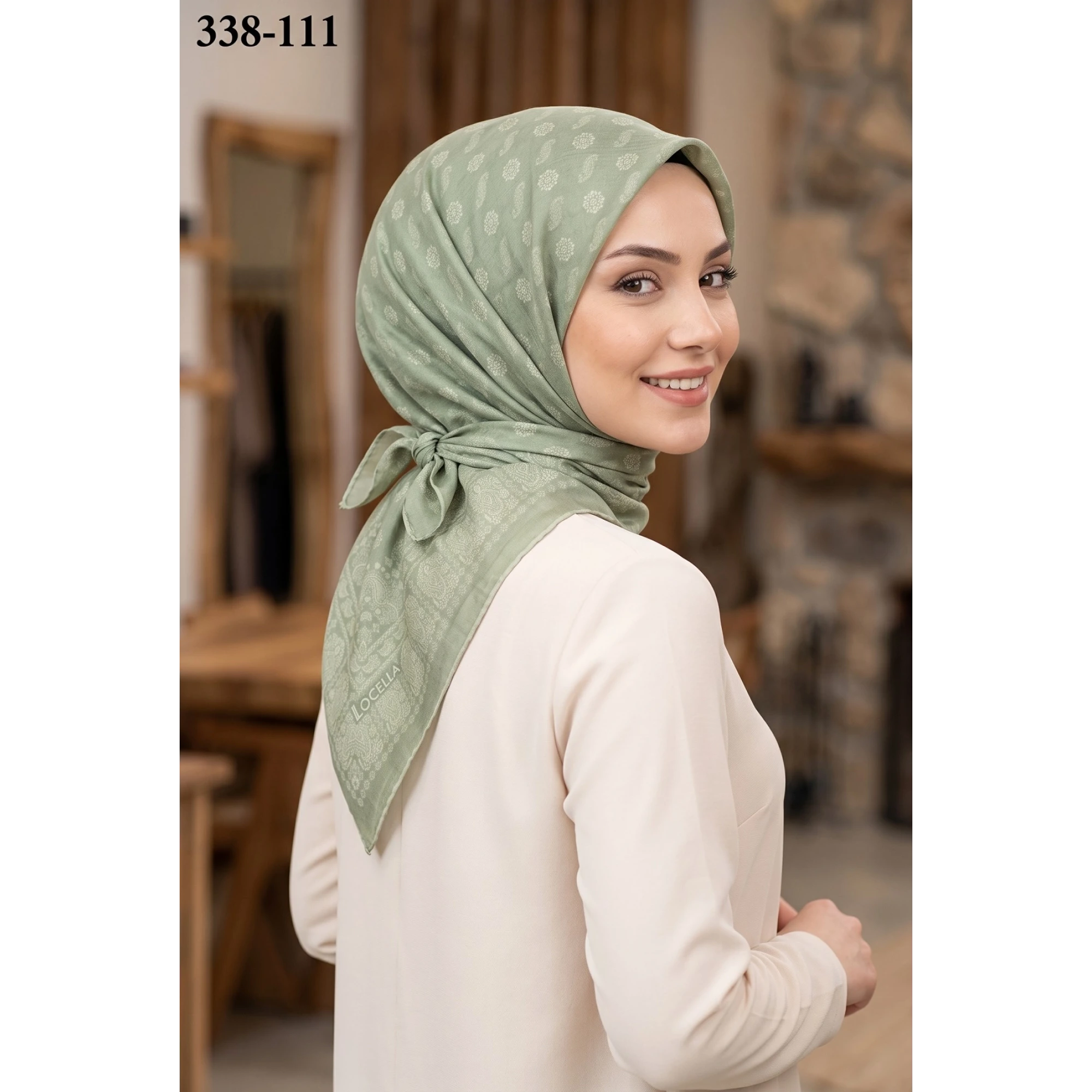 Locella Soft Pamuk Eşarp 338-111