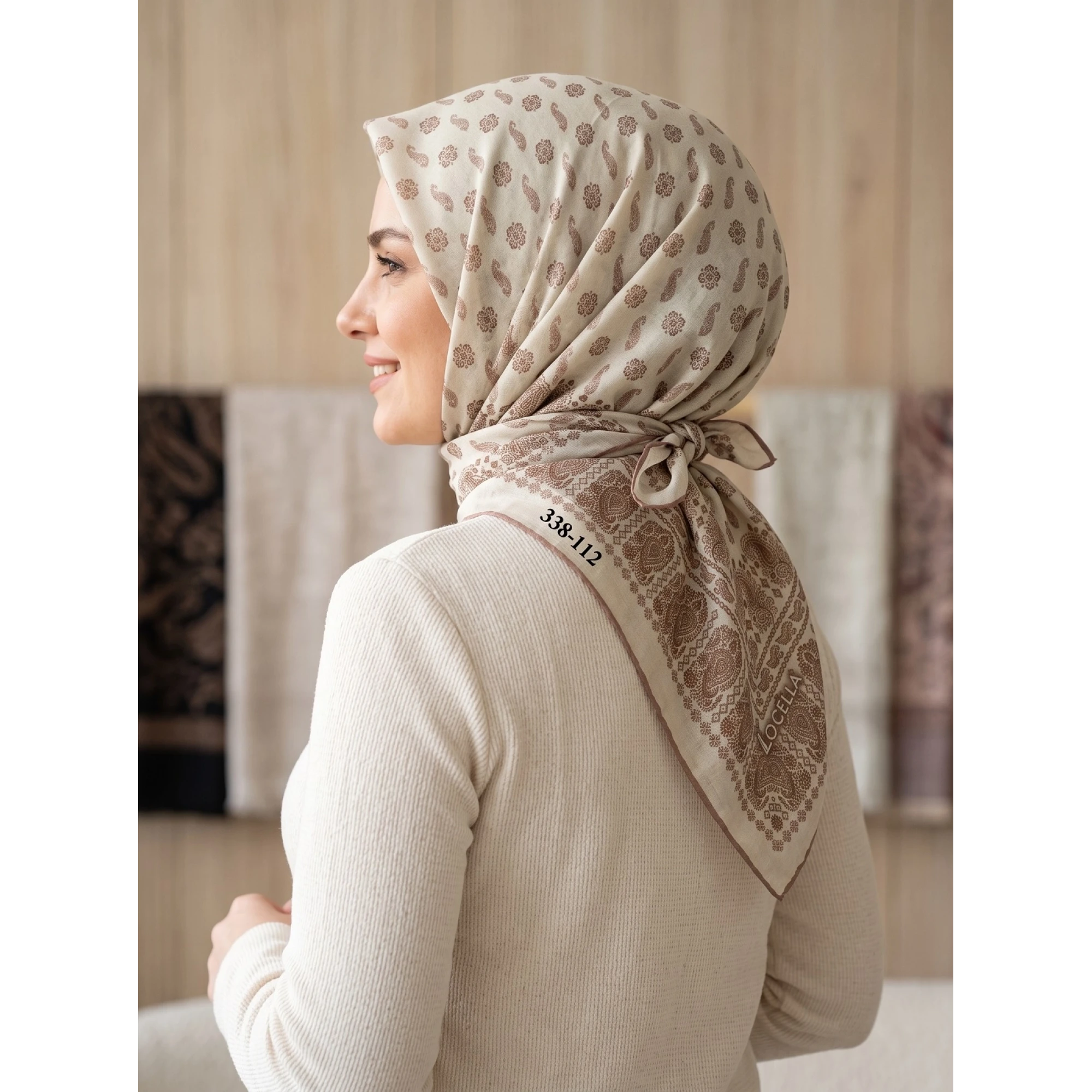 Locella Soft Pamuk Eşarp 338-112