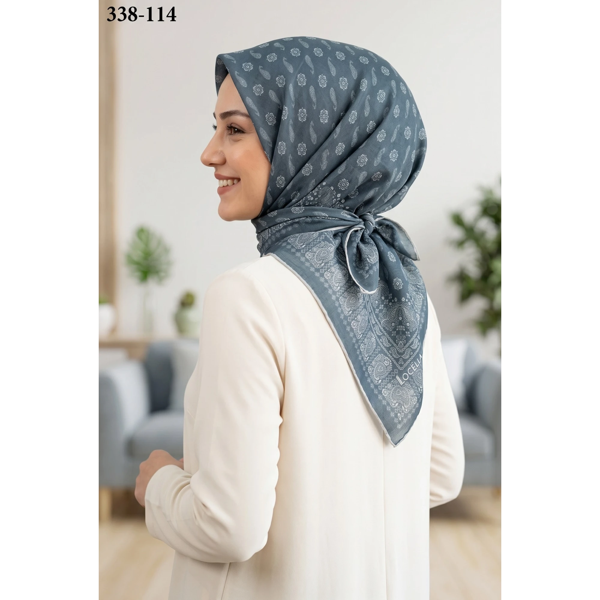 Locella Soft Pamuk Eşarp 338-114