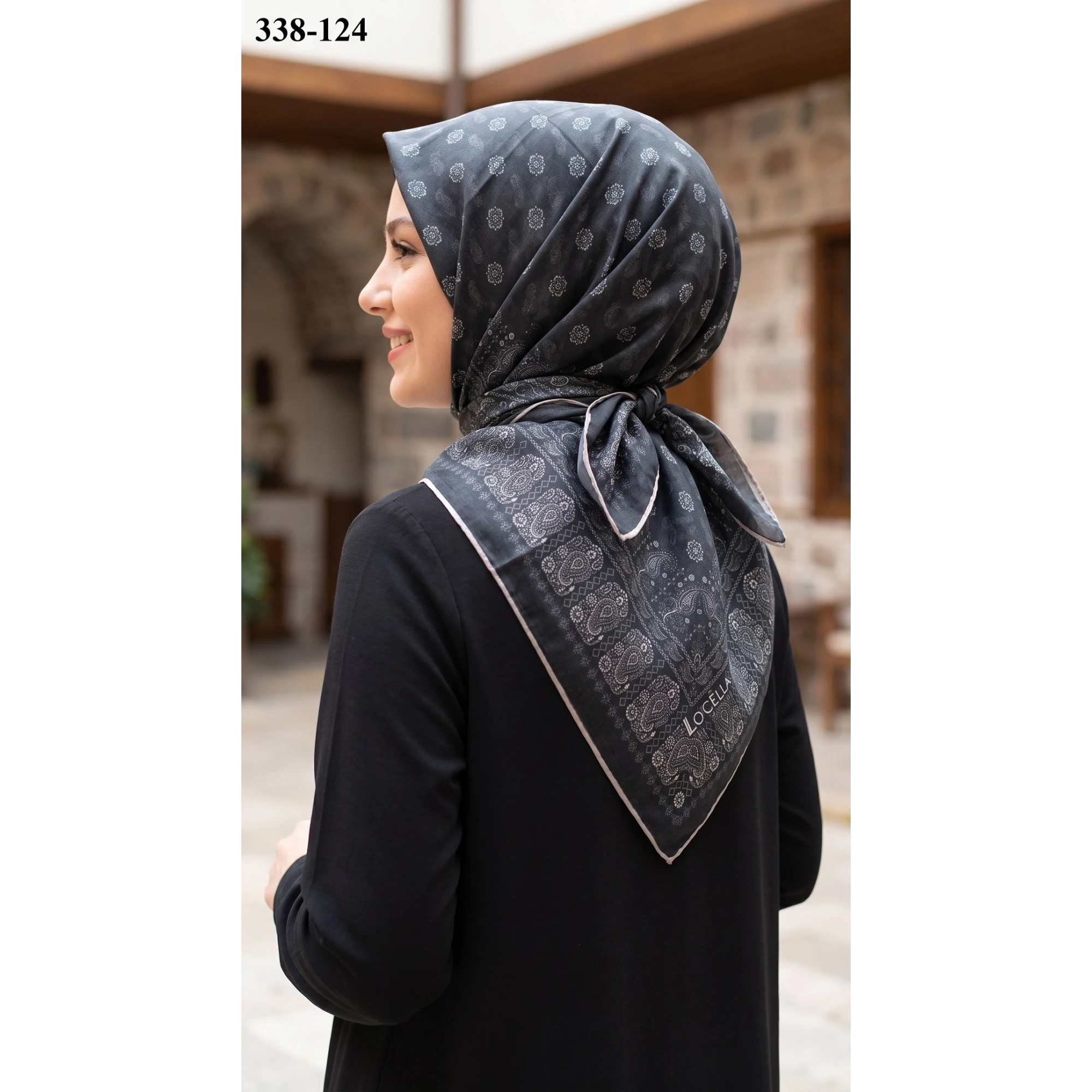 Locella Soft Pamuk Eşarp 338-124