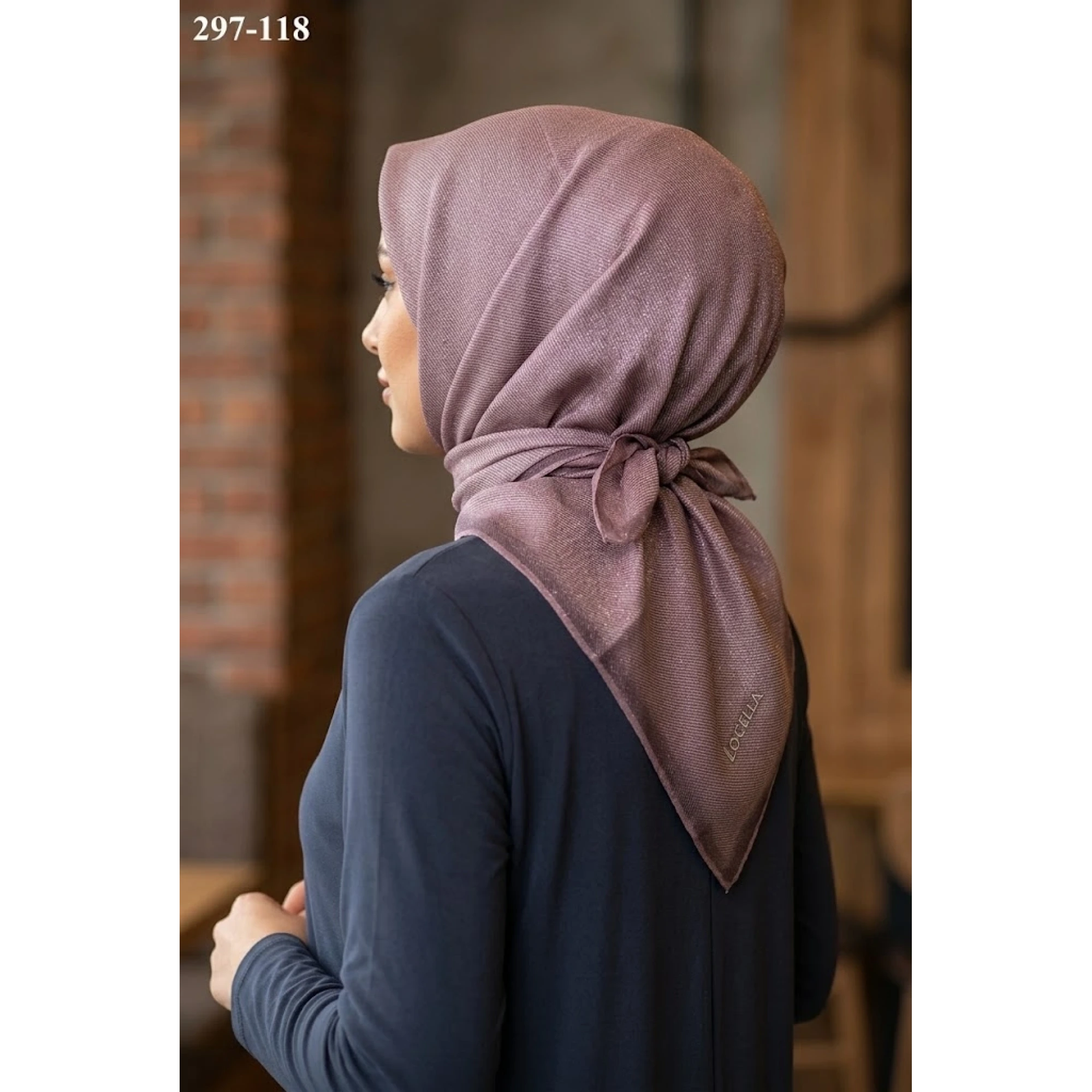 Locella Soft Pamuk Eşarp (Kirli Pudra) 297-118