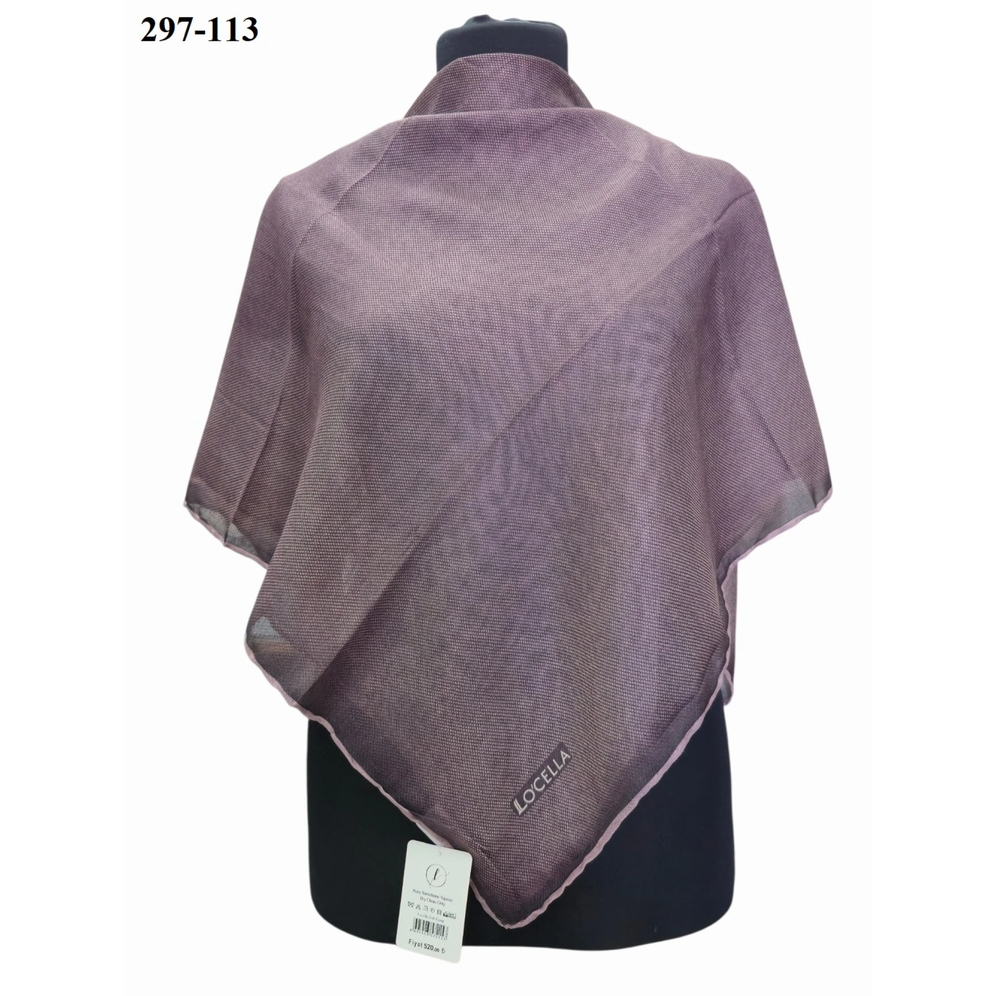 Locella Soft Pamuk Eşarp (Kirlü Gül) 297-113