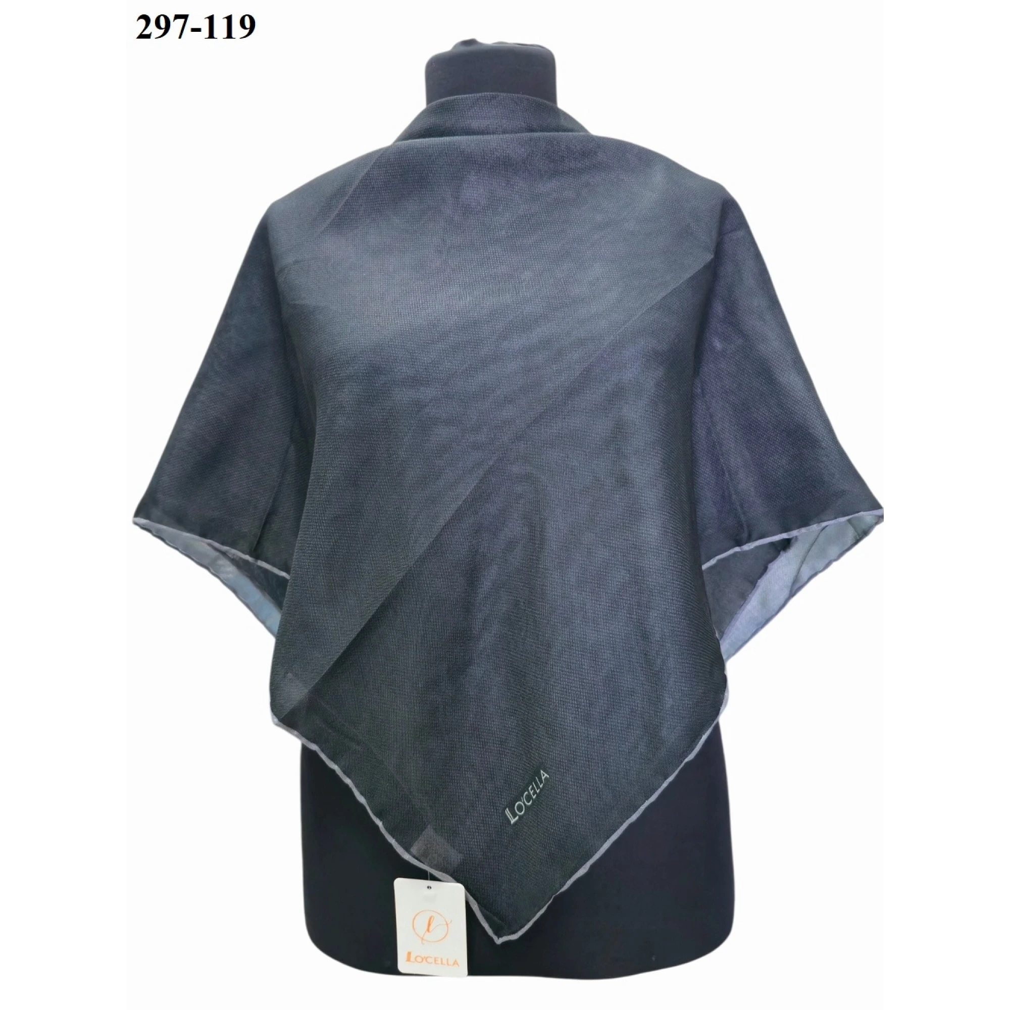 Locella Soft Pamuk Eşarp (Siyah) 297-119