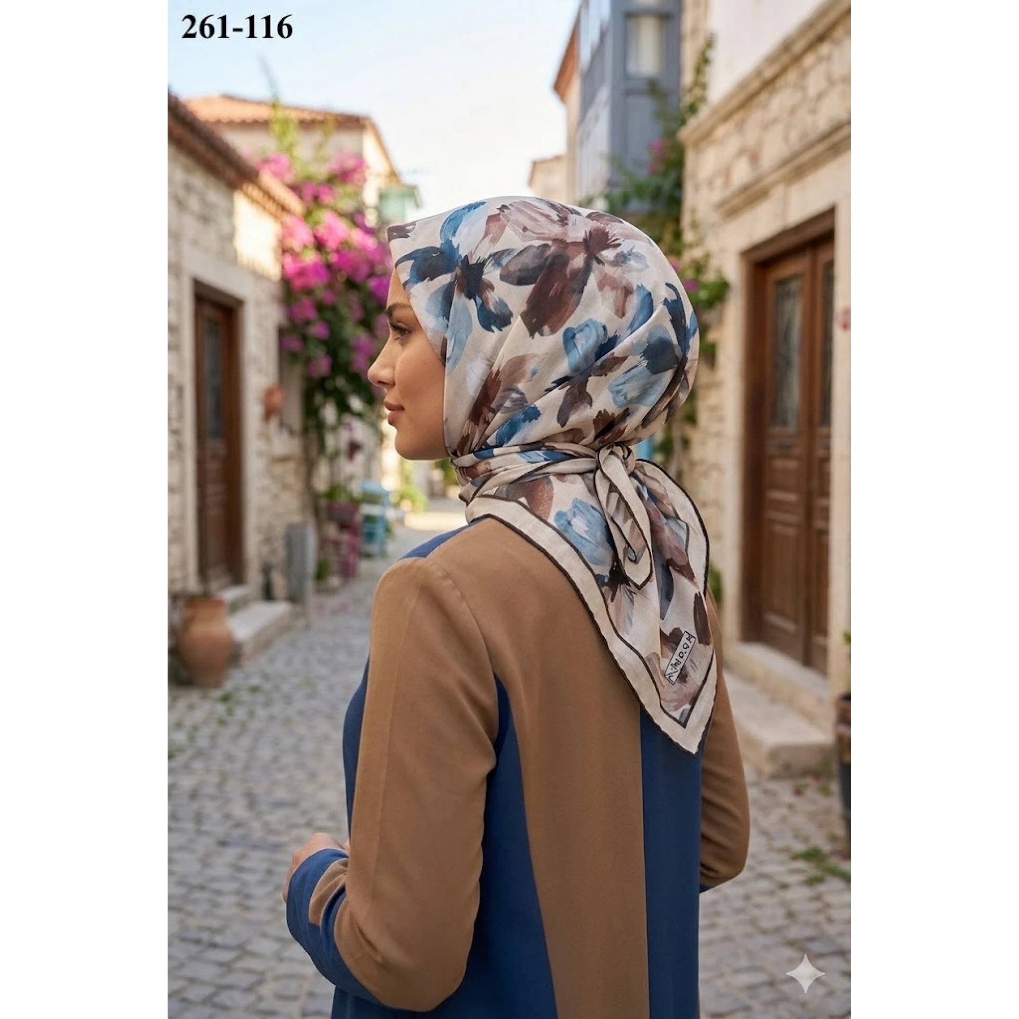 Moon Scarf Soft Pamuk Eşarp 261-116