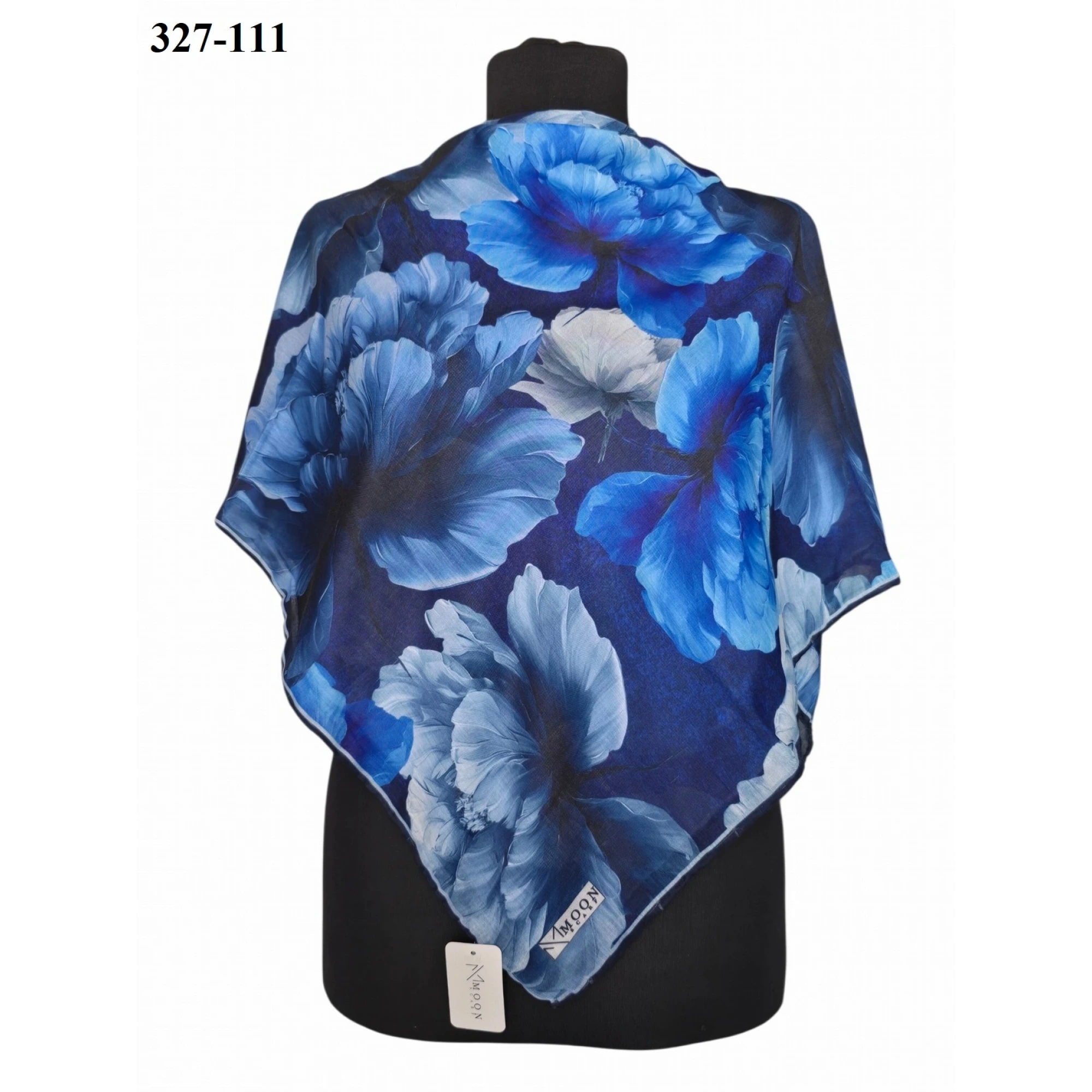 MoonScarf Soft Pamuk Eşarp (Lacivert) 327-111