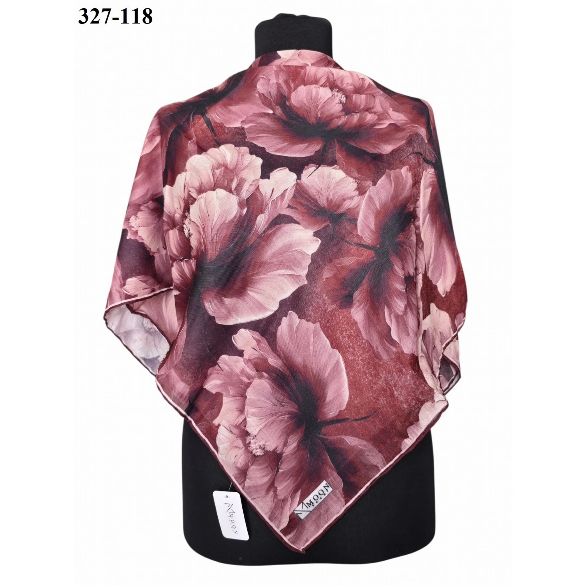 MoonScarf Soft Pamuk Eşarp (A. Bordo) 327-118