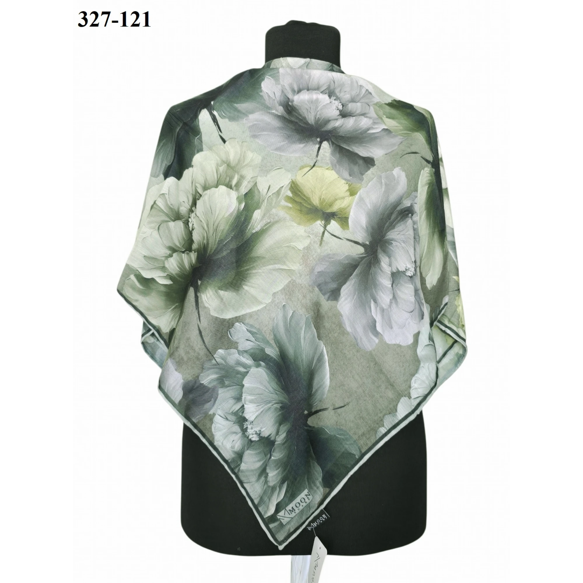 MoonScarf Soft Pamuk Eşarp (Yeşil) 327-121