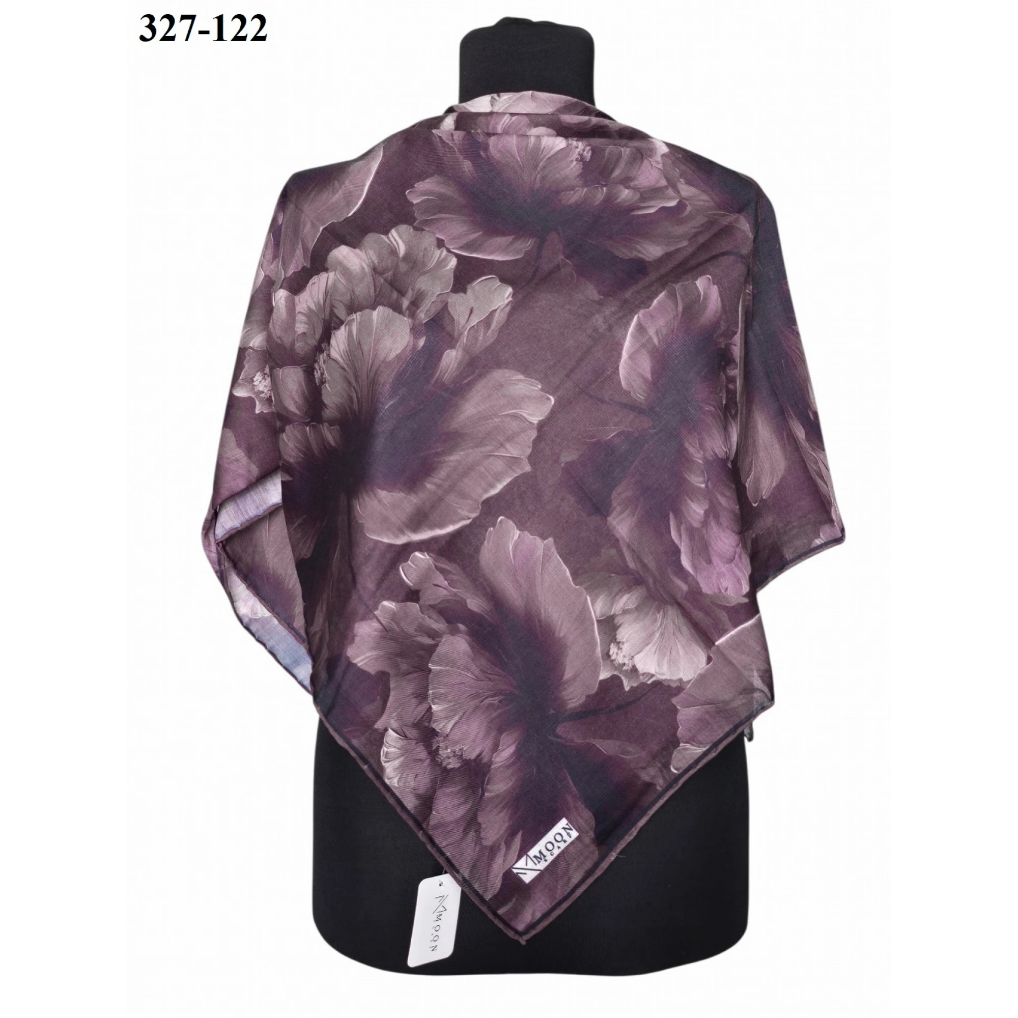 MoonScarf Soft Pamuk Eşarp (Kahverengi) 327-122