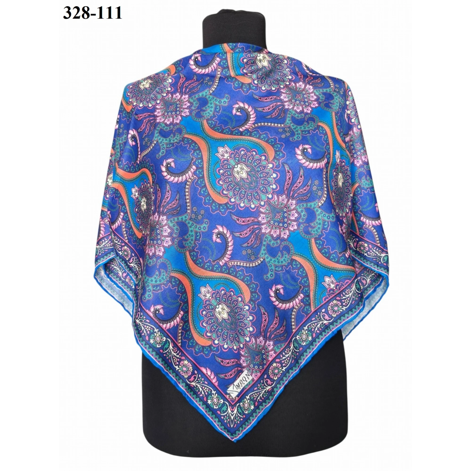 MoonScarf Soft Pamuk Eşarp (Mavi) 328-111