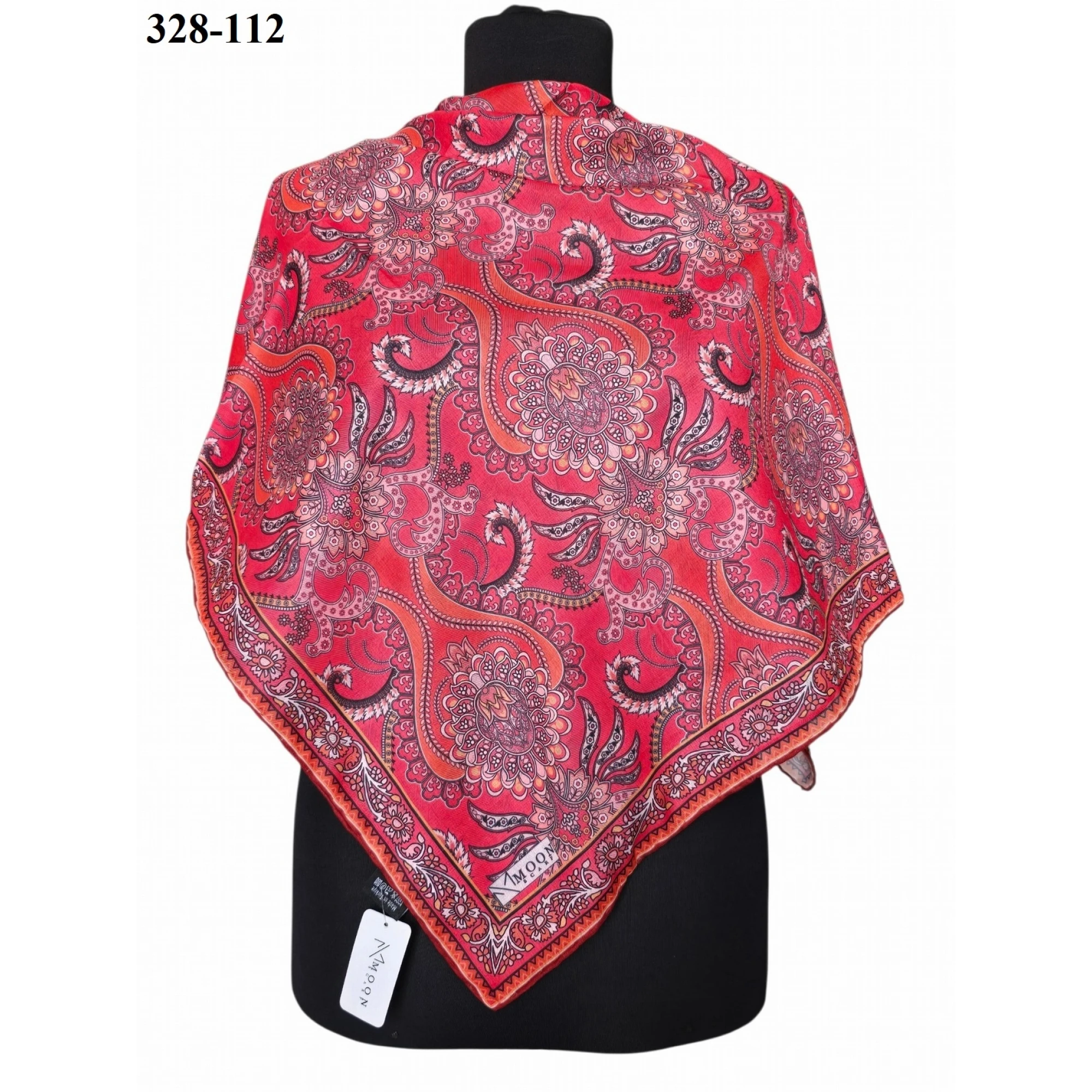 MoonScarf Soft Pamuk Eşarp (Mercan) 328-112