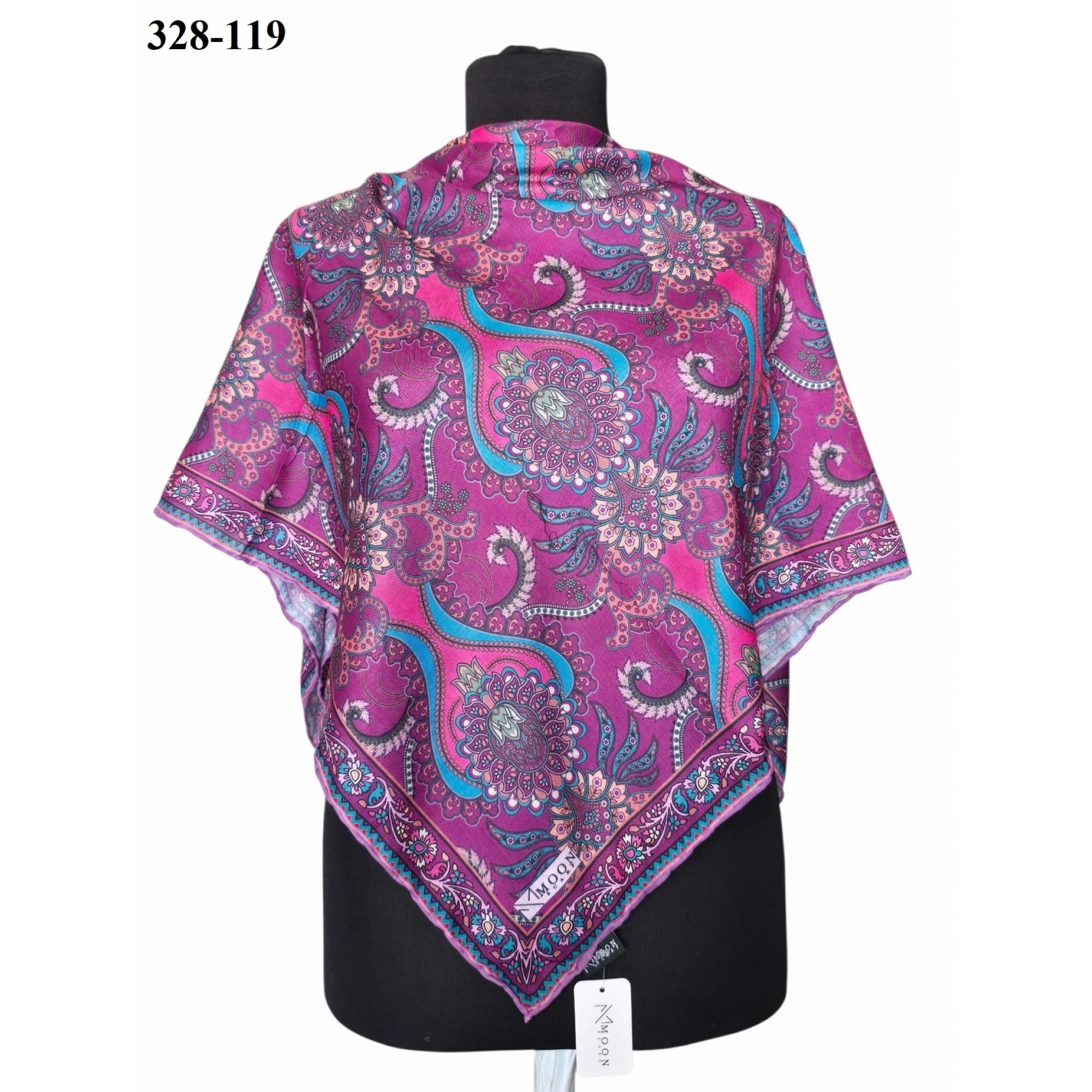 MoonScarf Soft Pamuk Eşarp (Mürdüm) 328-119