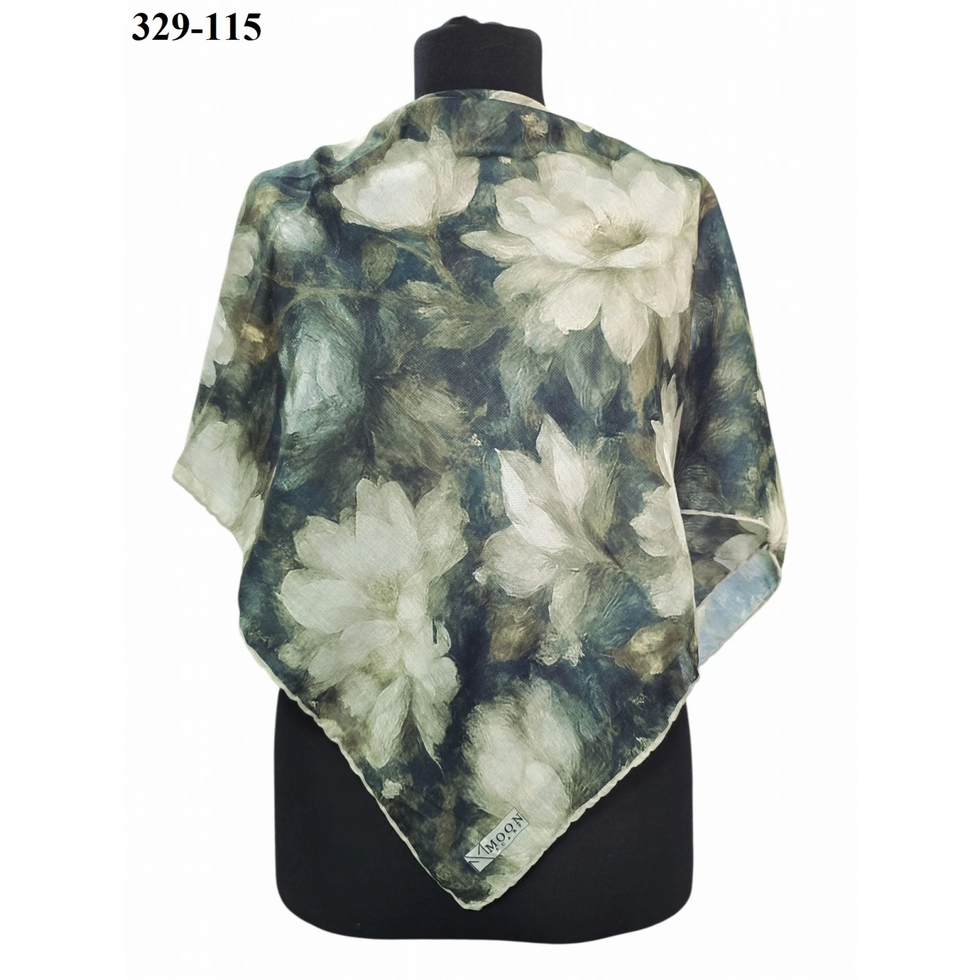 MoonScarf Soft Pamuk Eşarp (Yeşil) 329-115