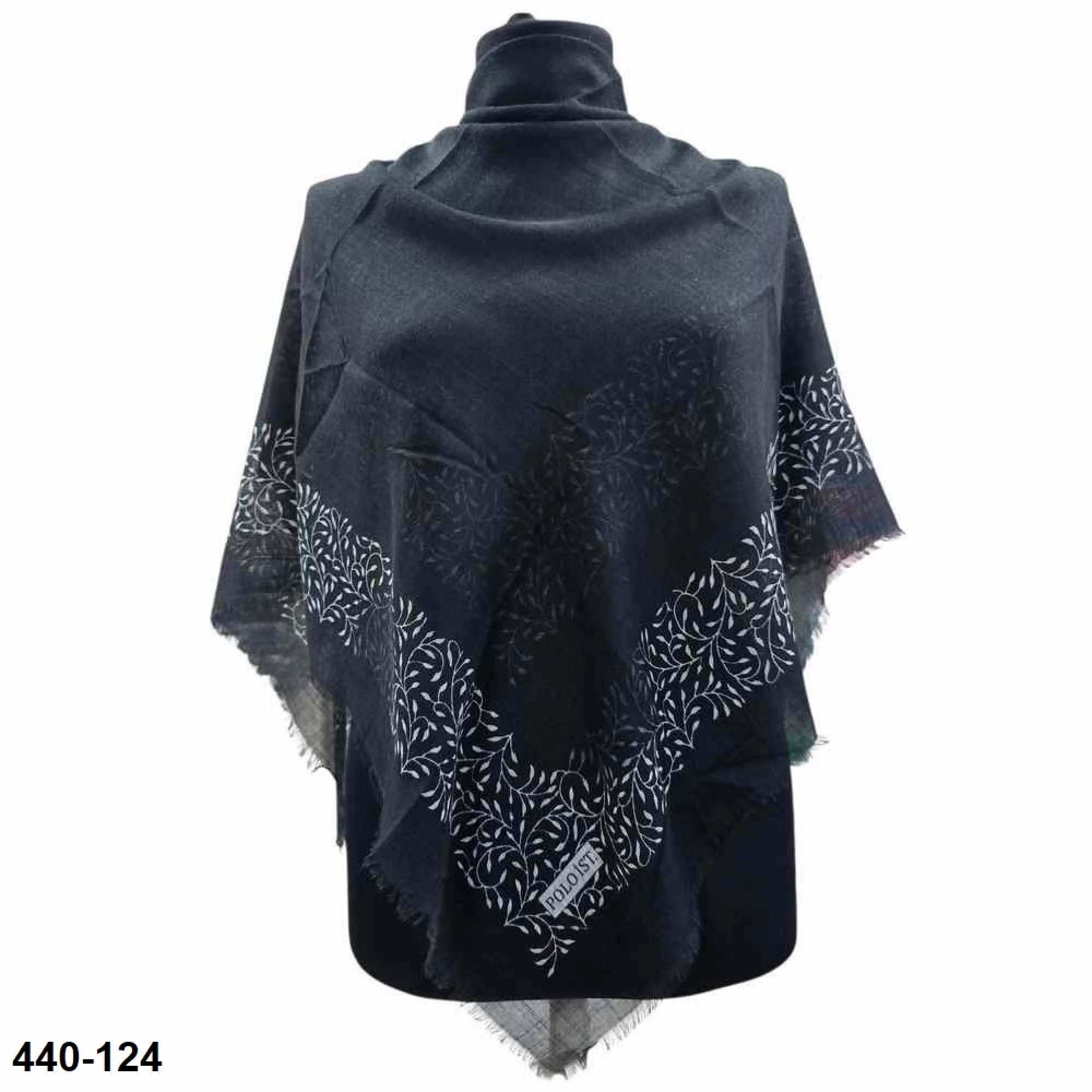 Polo İst Desenli Flamlı Eşarp 440-124
