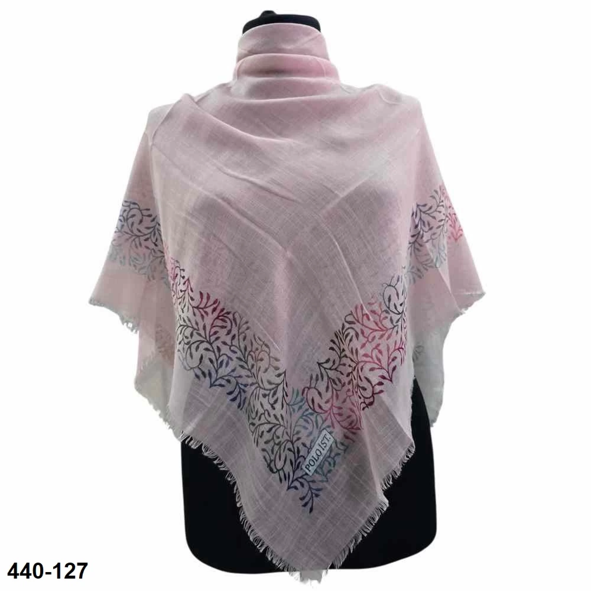 Polo İst Desenli Flamlı Eşarp 440-127