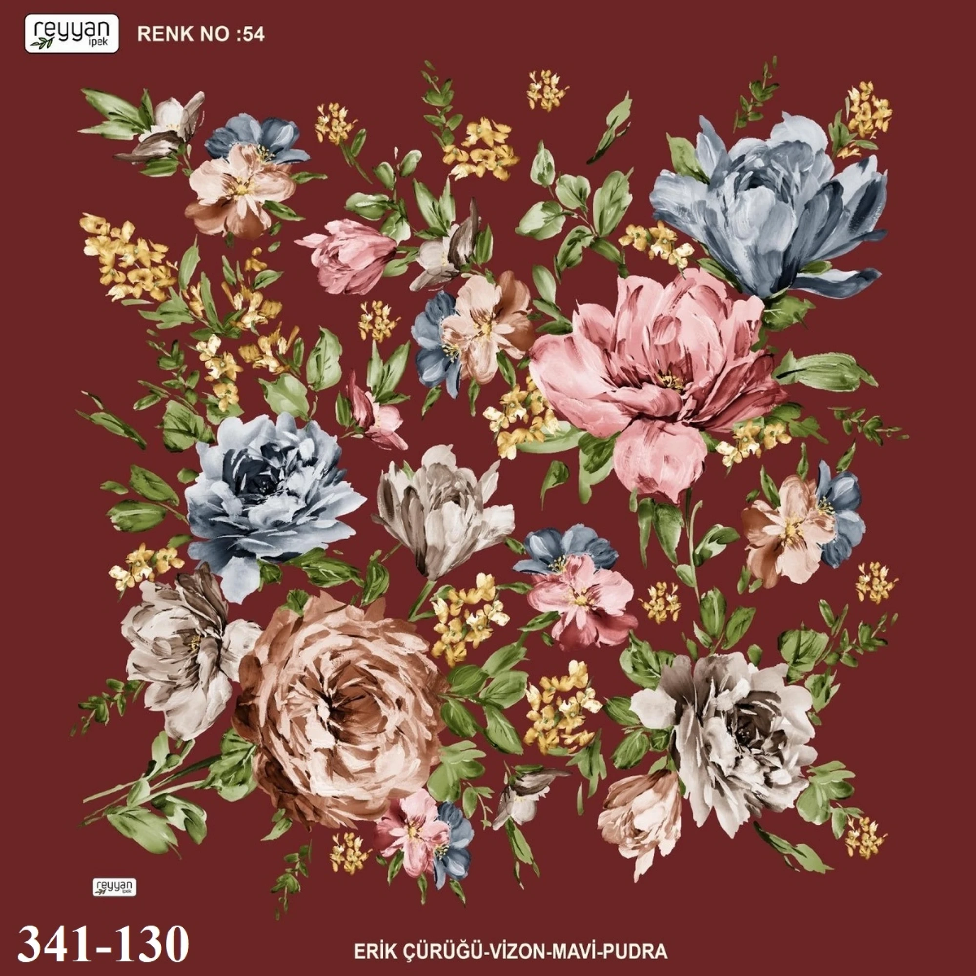 Reyyan İpek Desenli Oyalık Yazma 341-130