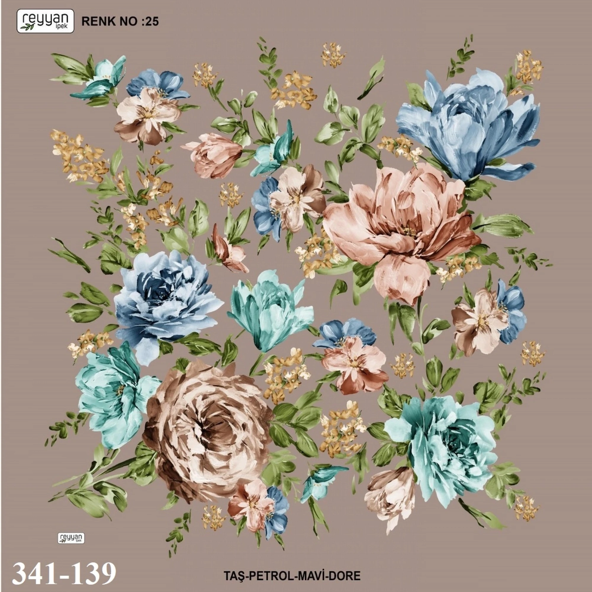 Reyyan İpek Desenli Oyalık Yazma 341-139
