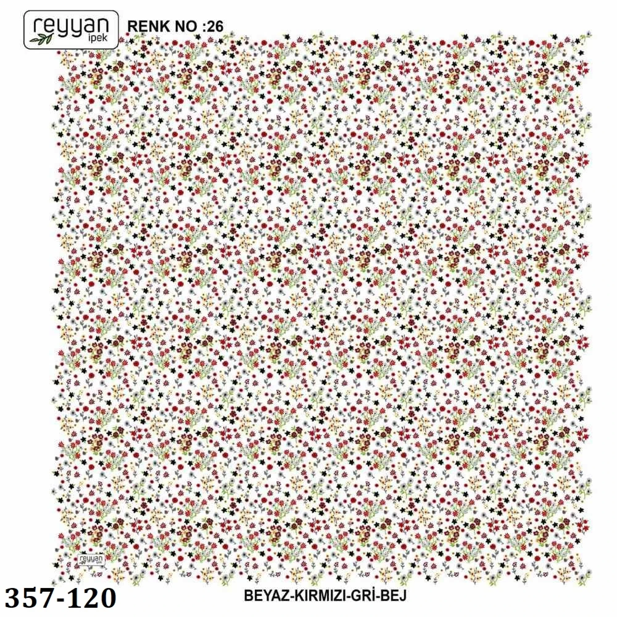 Reyyan İpek Desenli Oyalık Yazma 357-120
