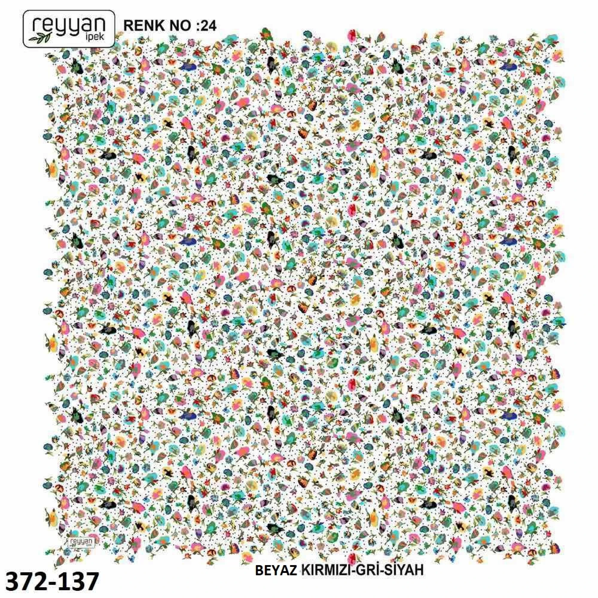 Reyyan İpek Desenli Oyalık Yazma 372-137