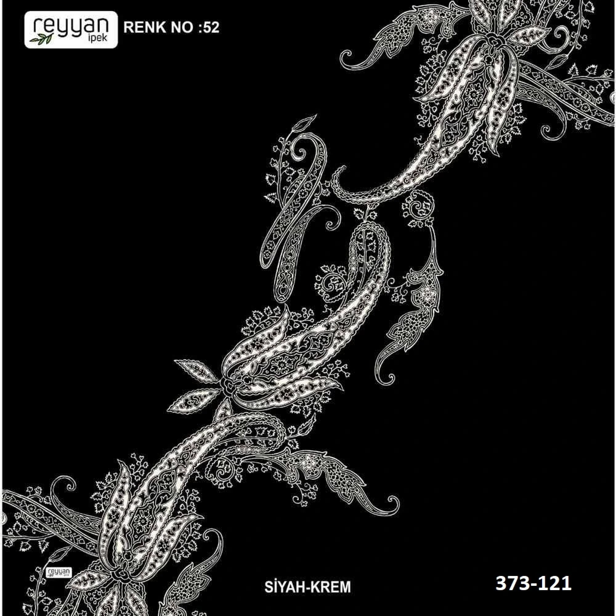 Reyyan İpek Desenli Oyalık Yazma 373-121