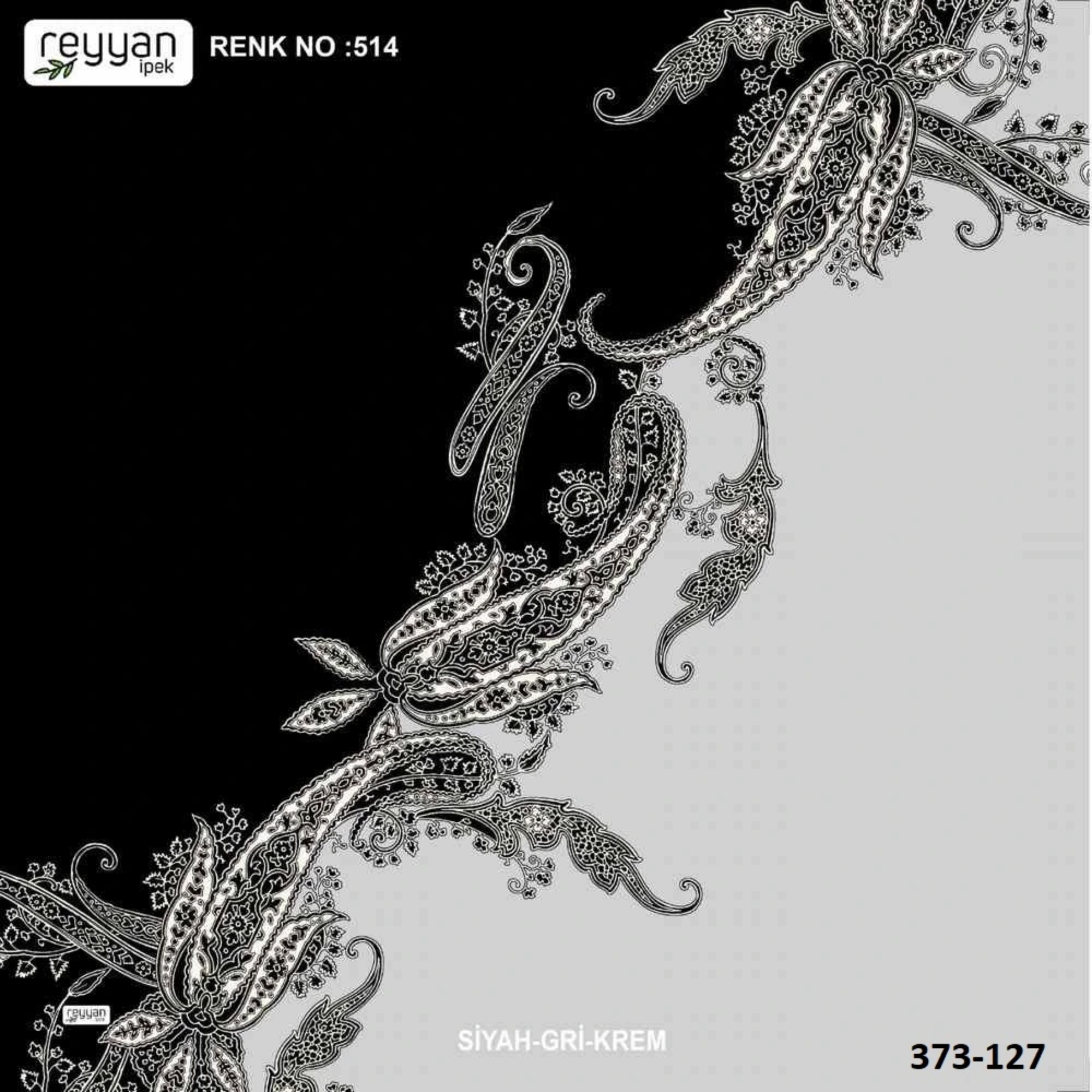 Reyyan İpek Desenli Oyalık Yazma 373-127