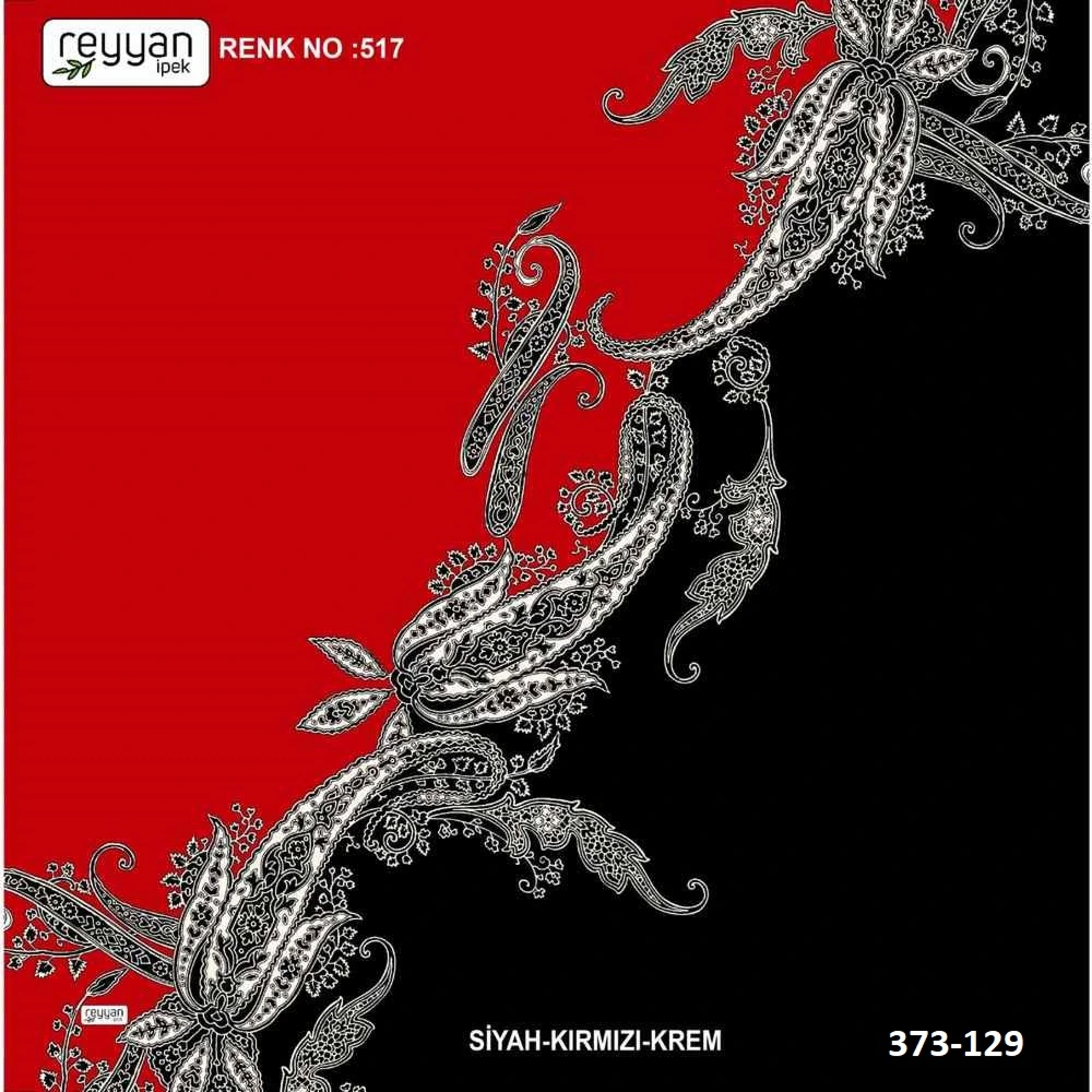 Reyyan İpek Desenli Oyalık Yazma 373-129