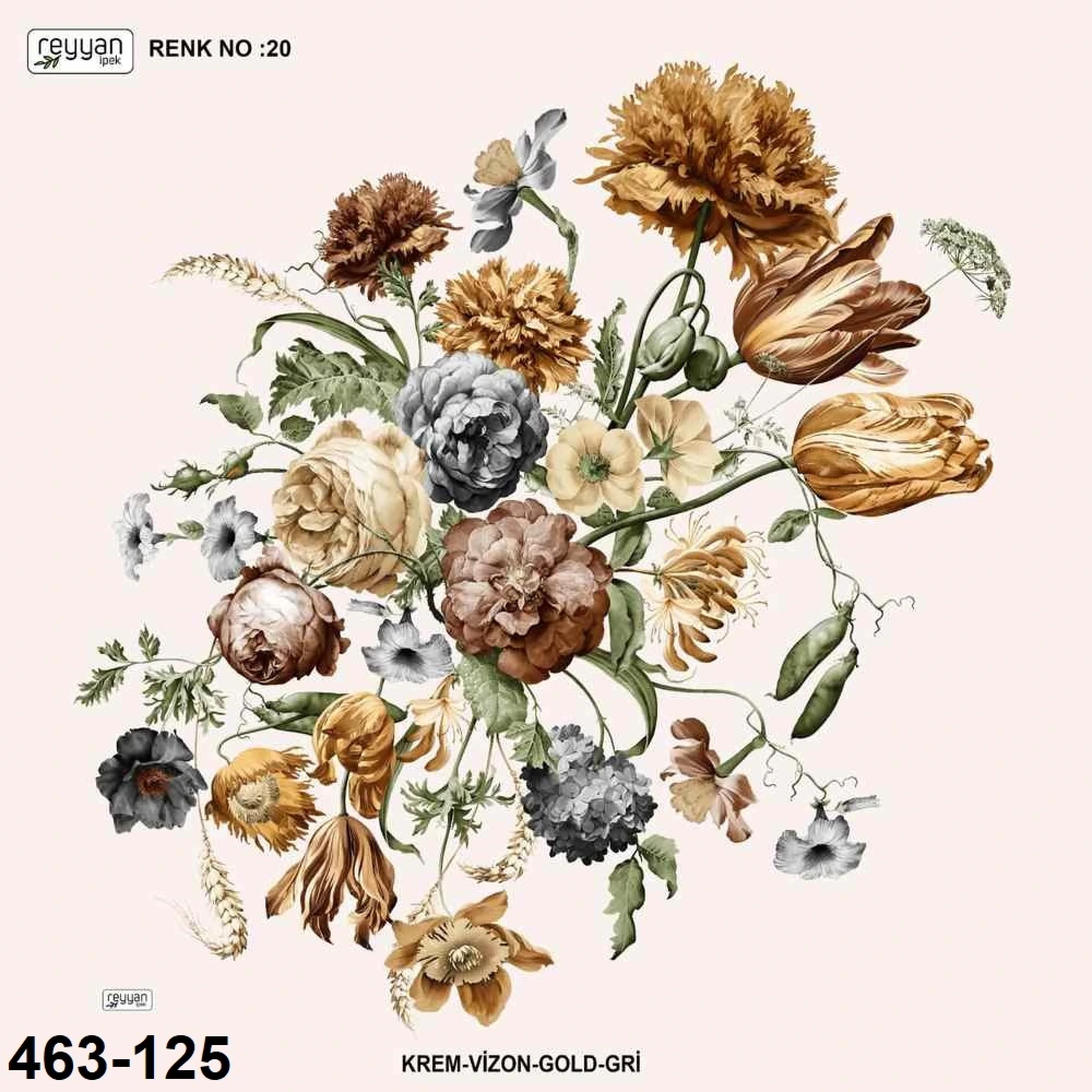 Reyyan İpek Desenli Oyalık Yazma 463-125