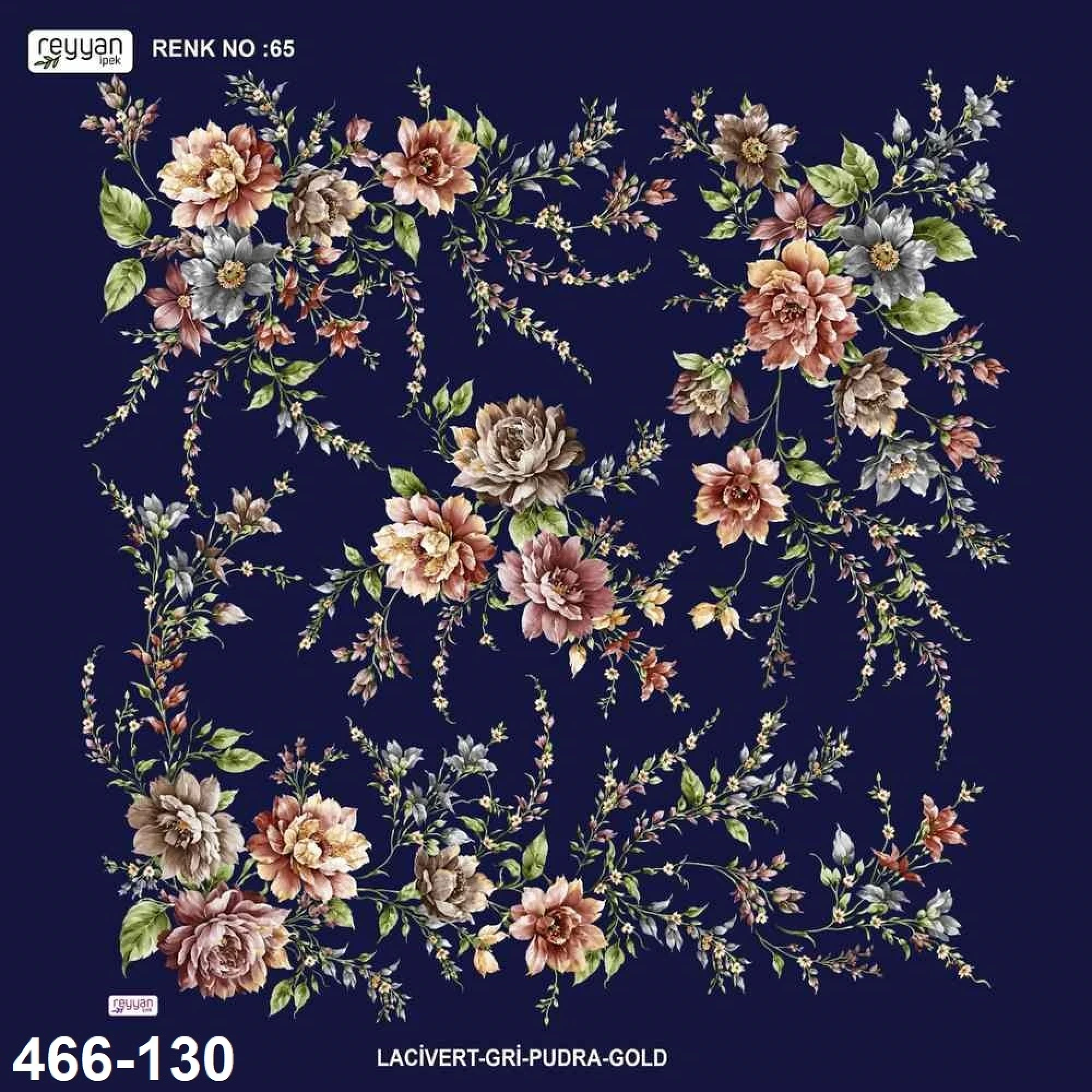 Reyyan İpek Desenli Oyalık Yazma 466-130