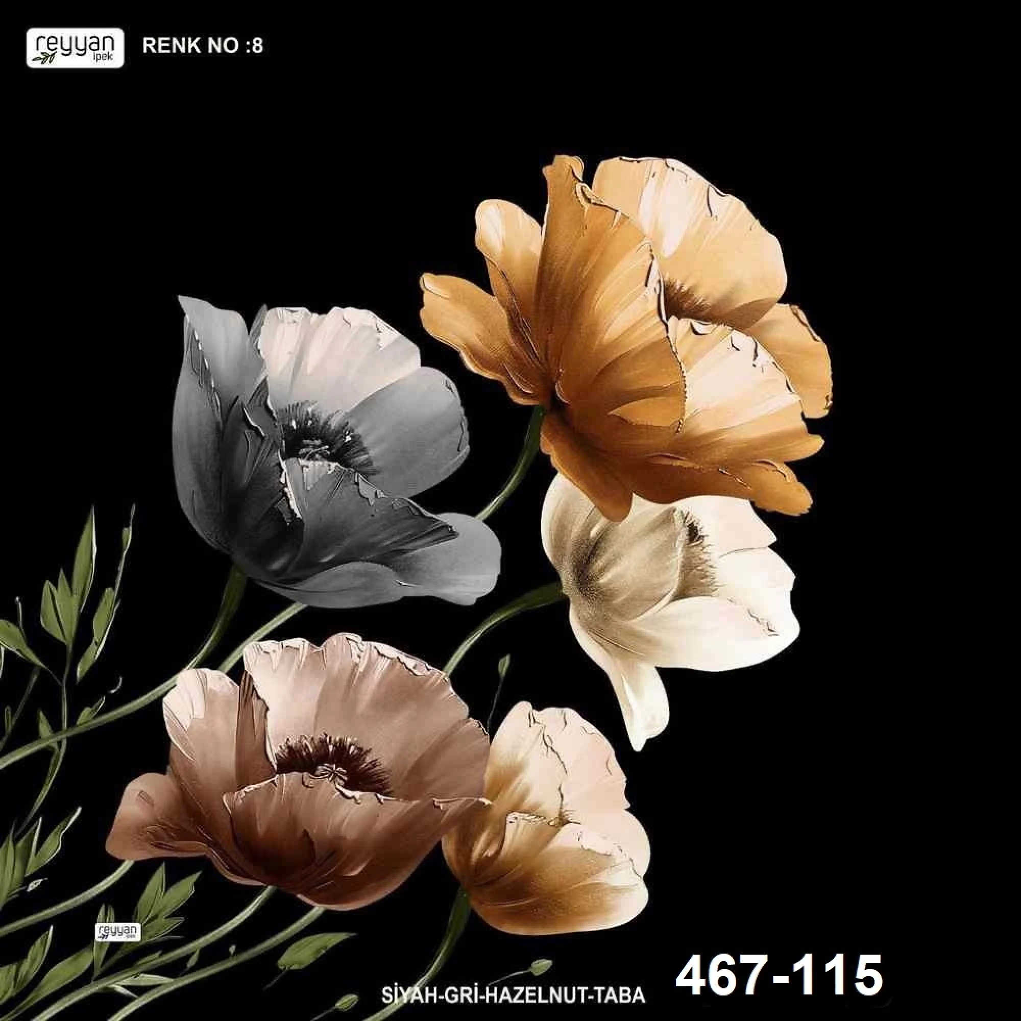 Reyyan İpek Desenli Oyalık Yazma 467-115