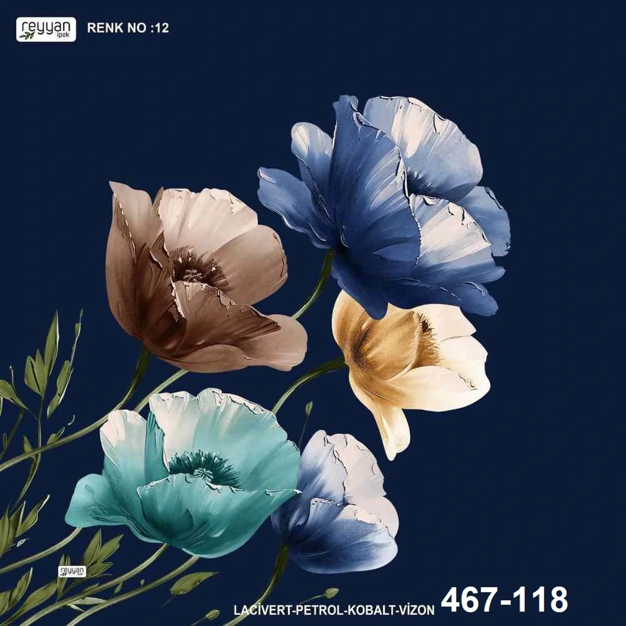 Reyyan İpek Desenli Oyalık Yazma 467-118