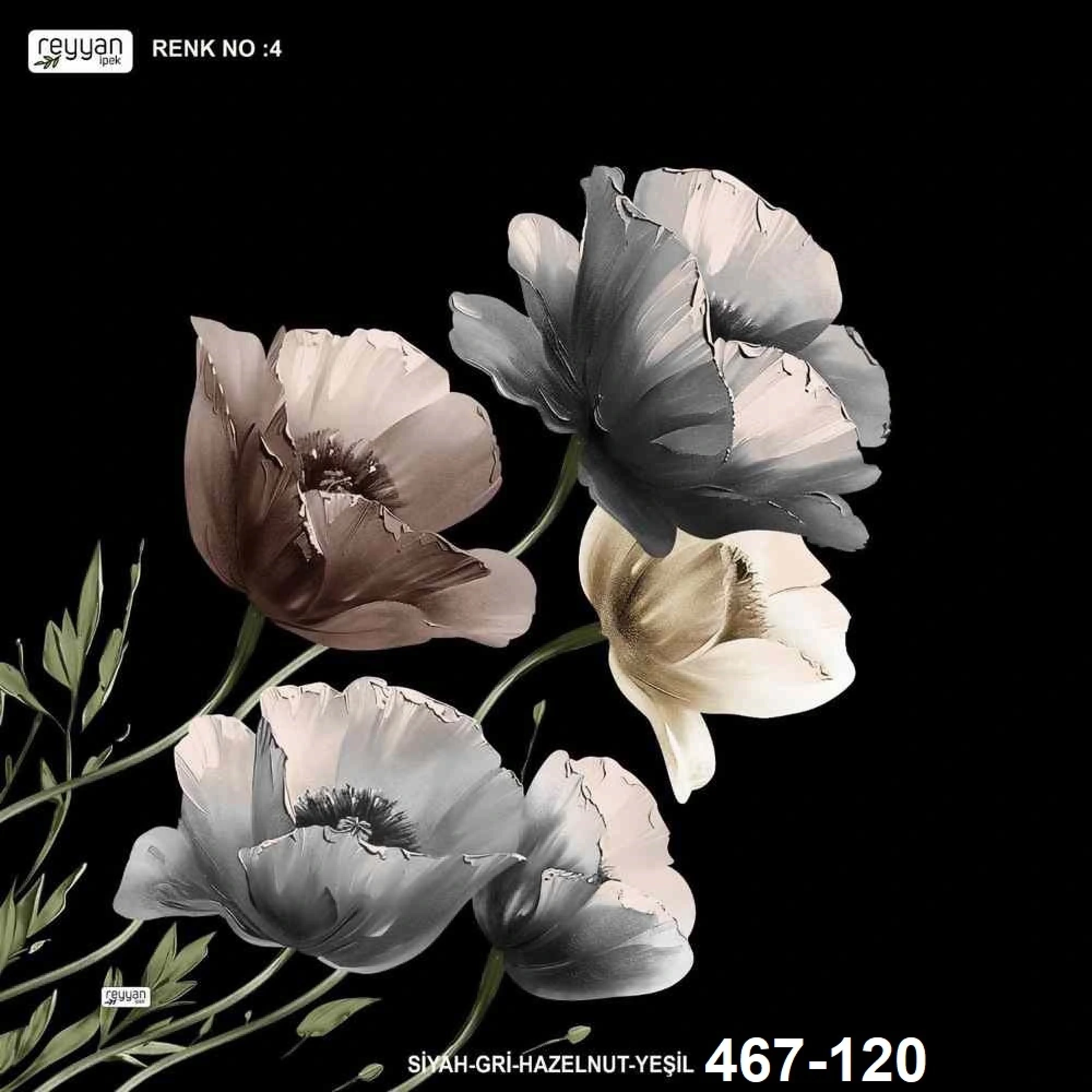 Reyyan İpek Desenli Oyalık Yazma 467-120