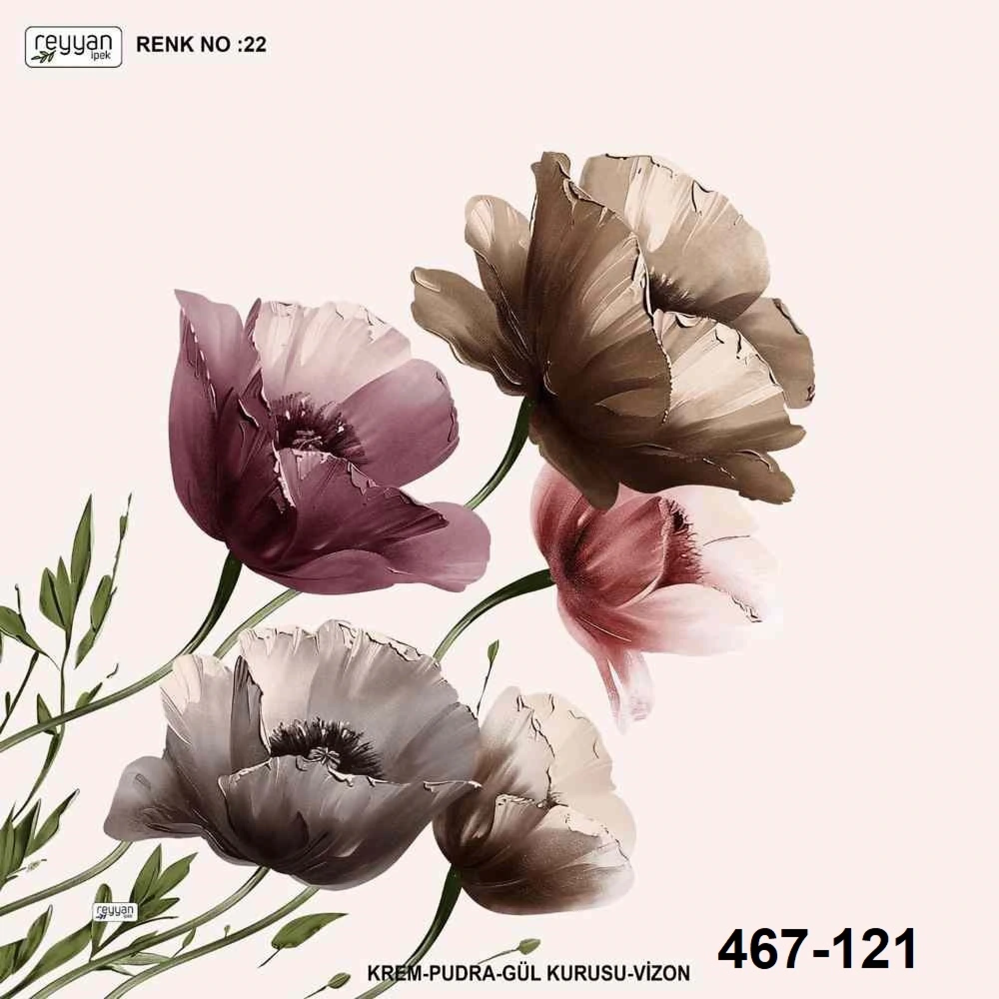 Reyyan İpek Desenli Oyalık Yazma 467-121