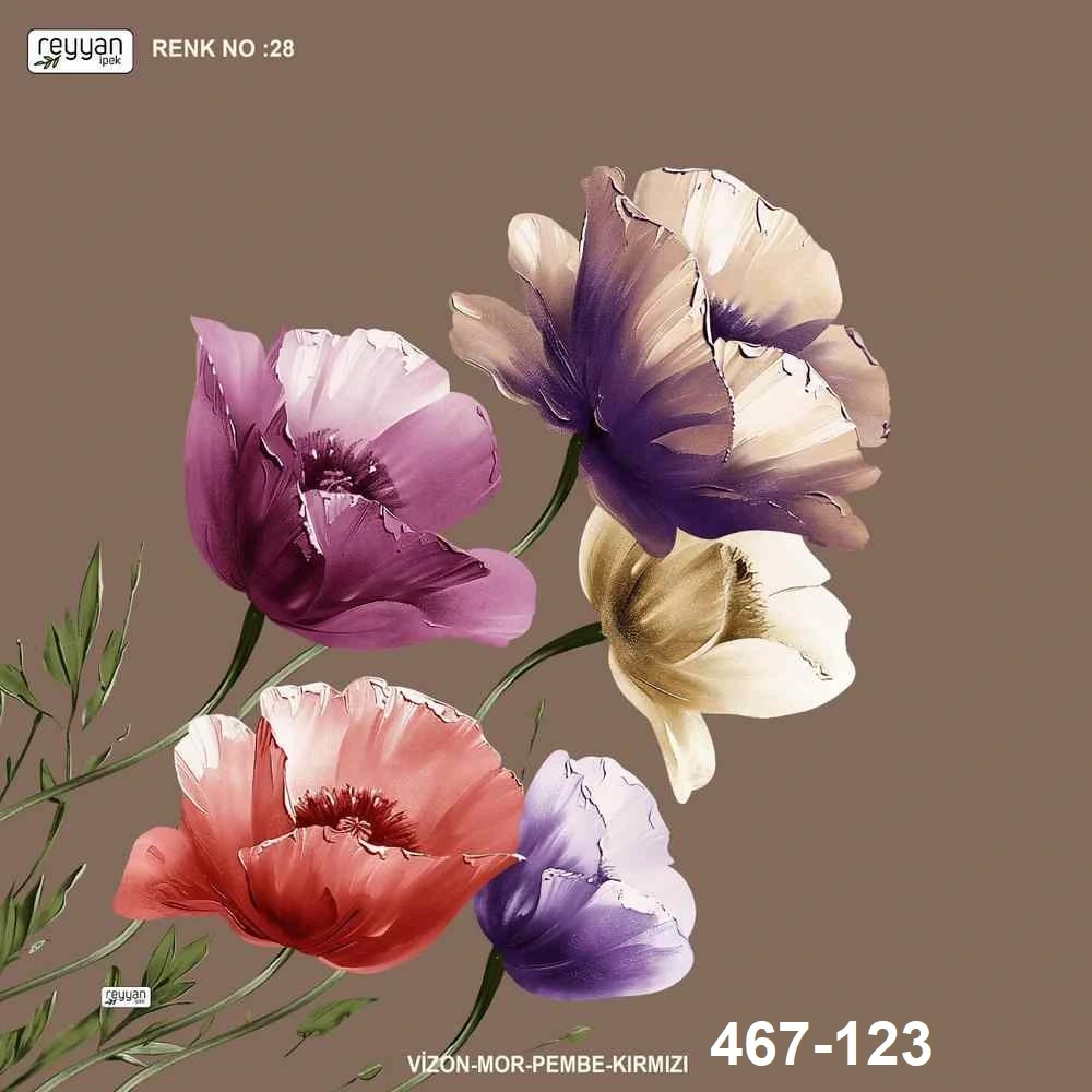 Reyyan İpek Desenli Oyalık Yazma 467-123