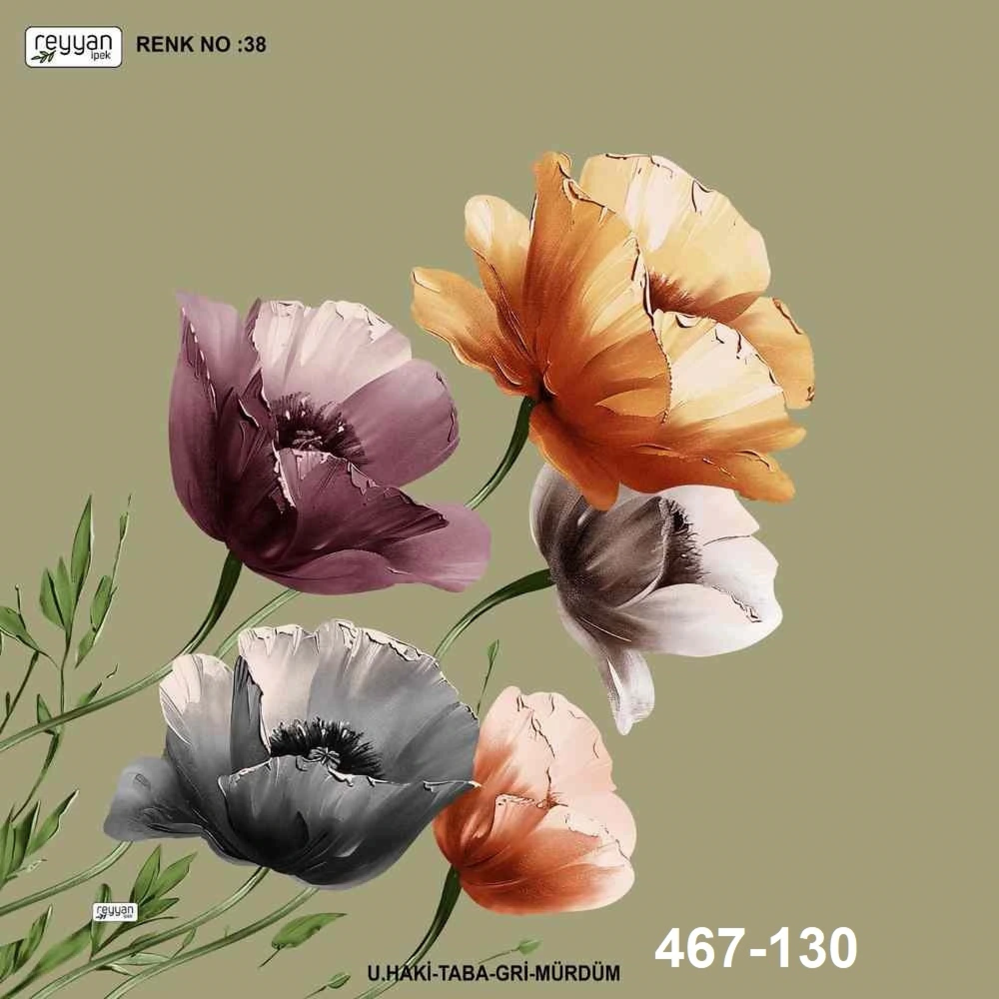 Reyyan İpek Desenli Oyalık Yazma 467-130