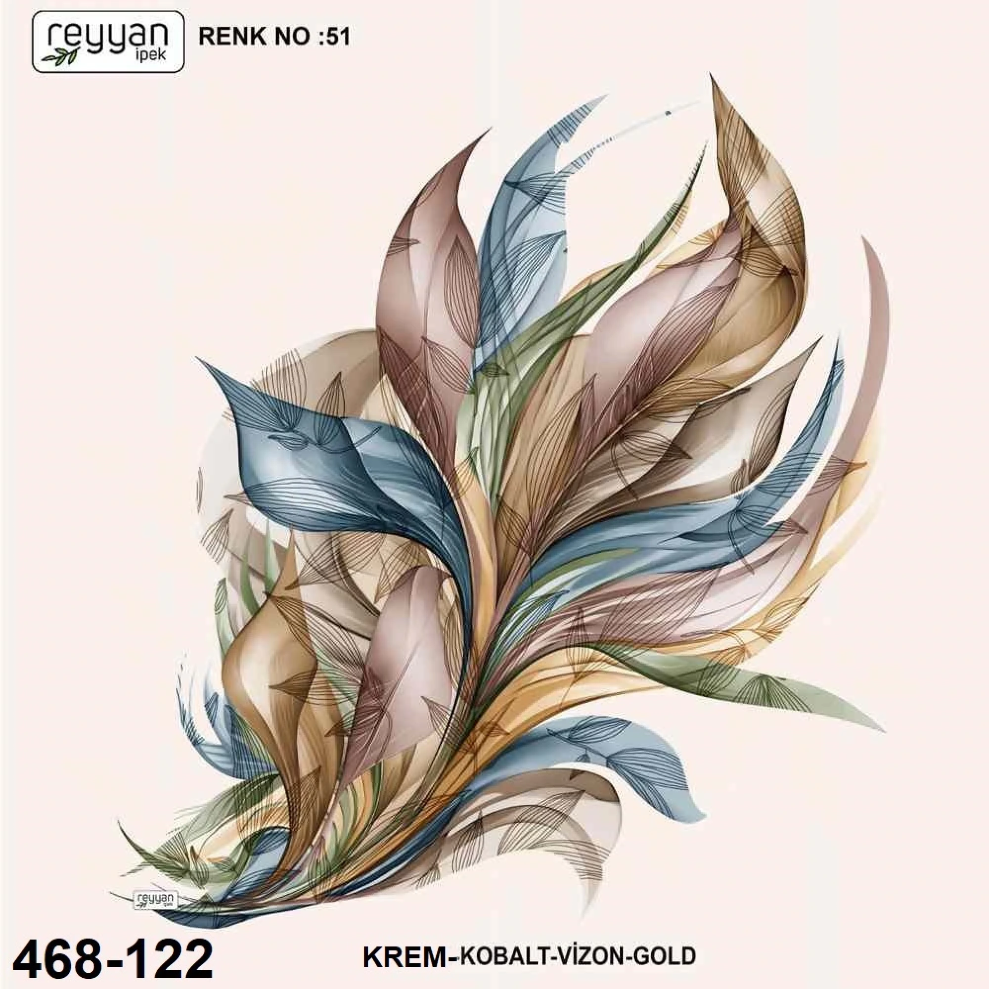 Reyyan İpek Desenli Oyalık Yazma 468-122