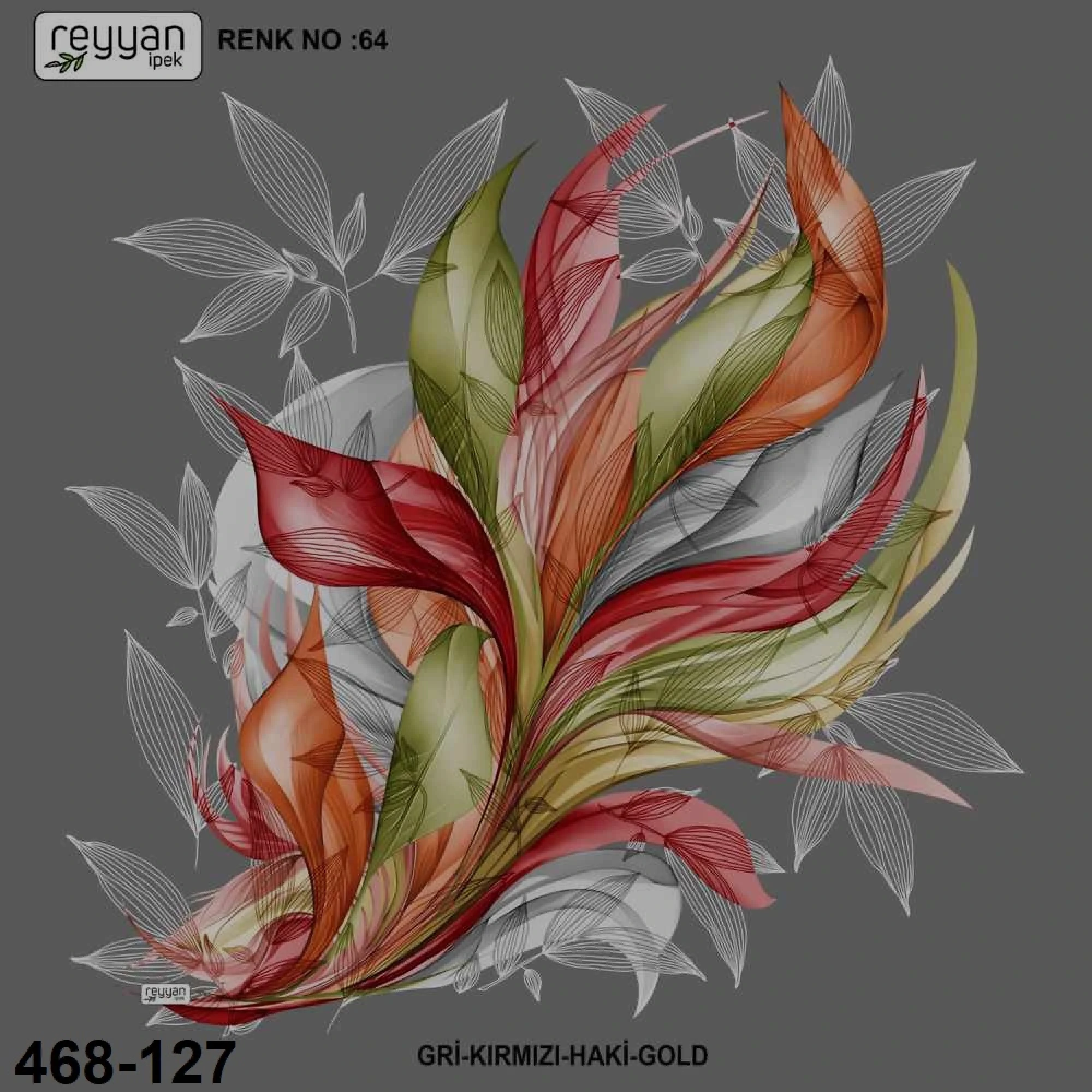 Reyyan İpek Desenli Oyalık Yazma 468-127