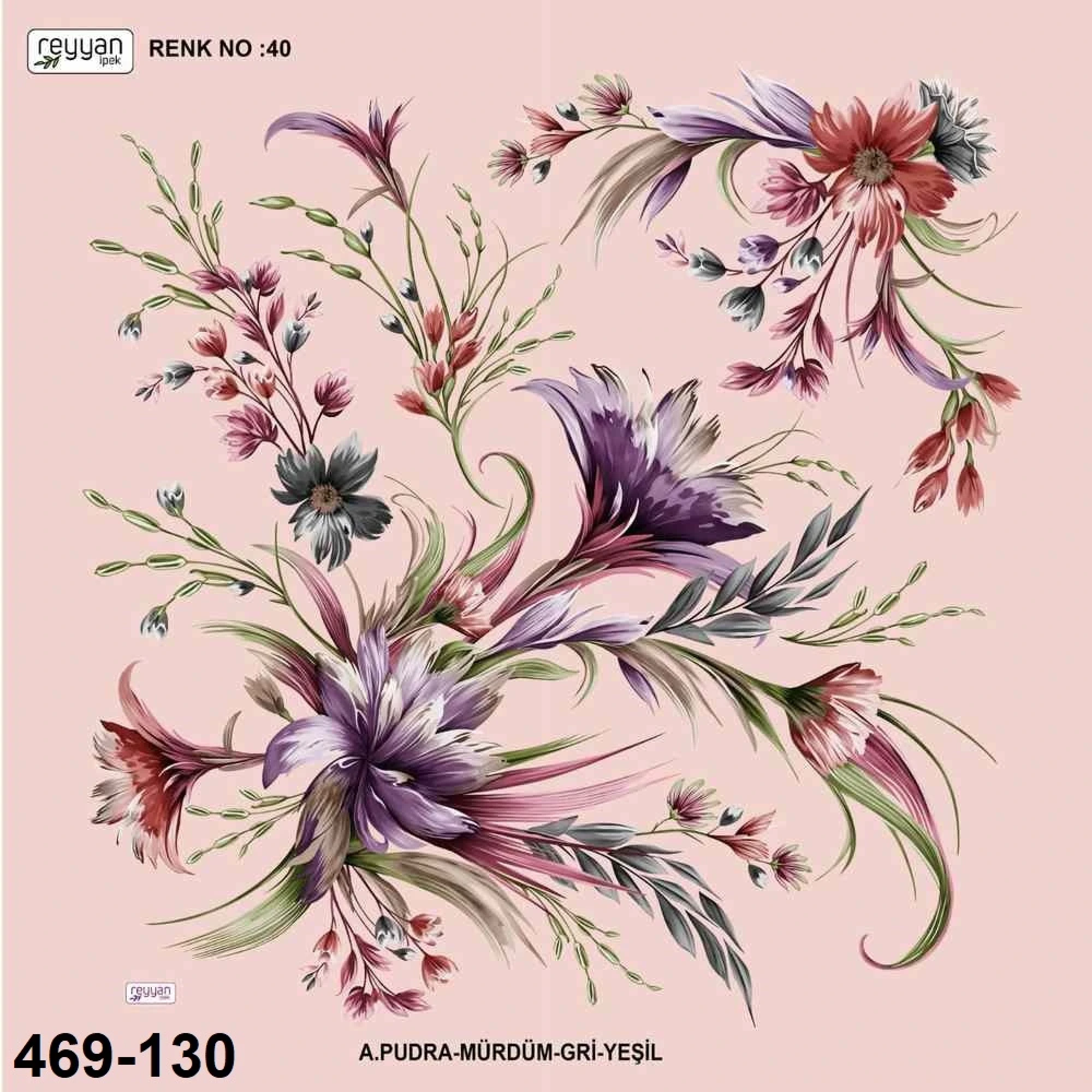 Reyyan İpek Desenli Oyalık Yazma 469-130