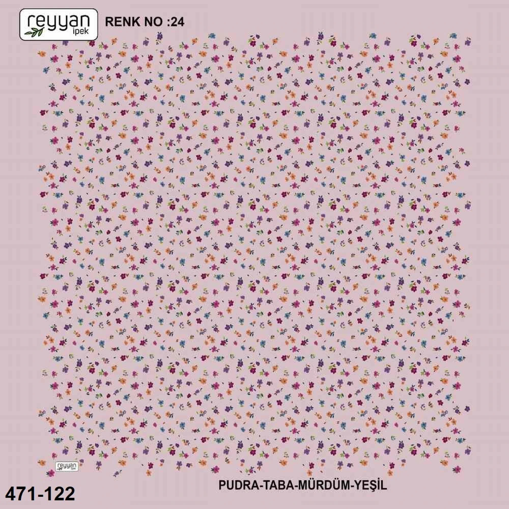 Reyyan İpek Desenli Oyalık Yazma 471-122