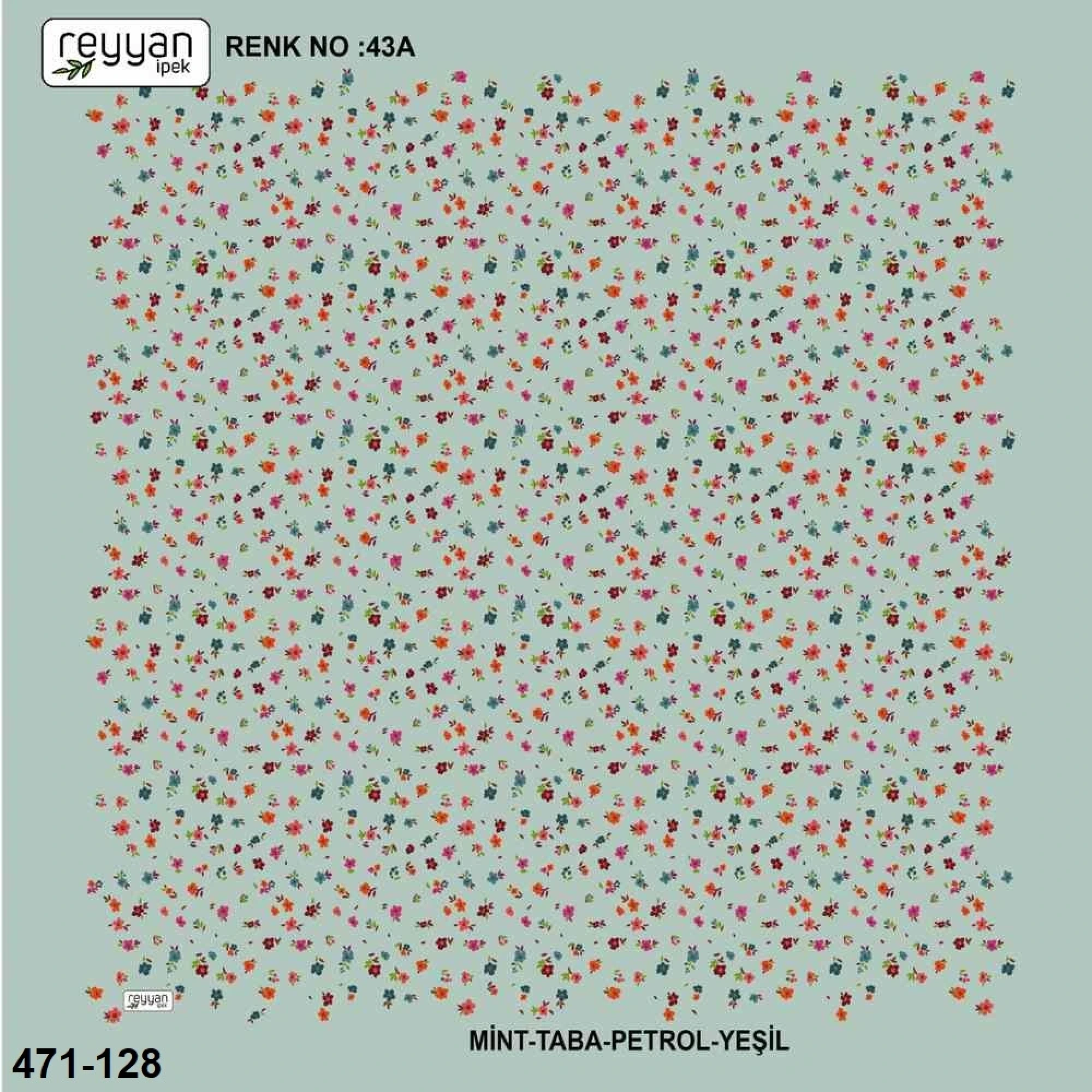 Reyyan İpek Desenli Oyalık Yazma 471-128