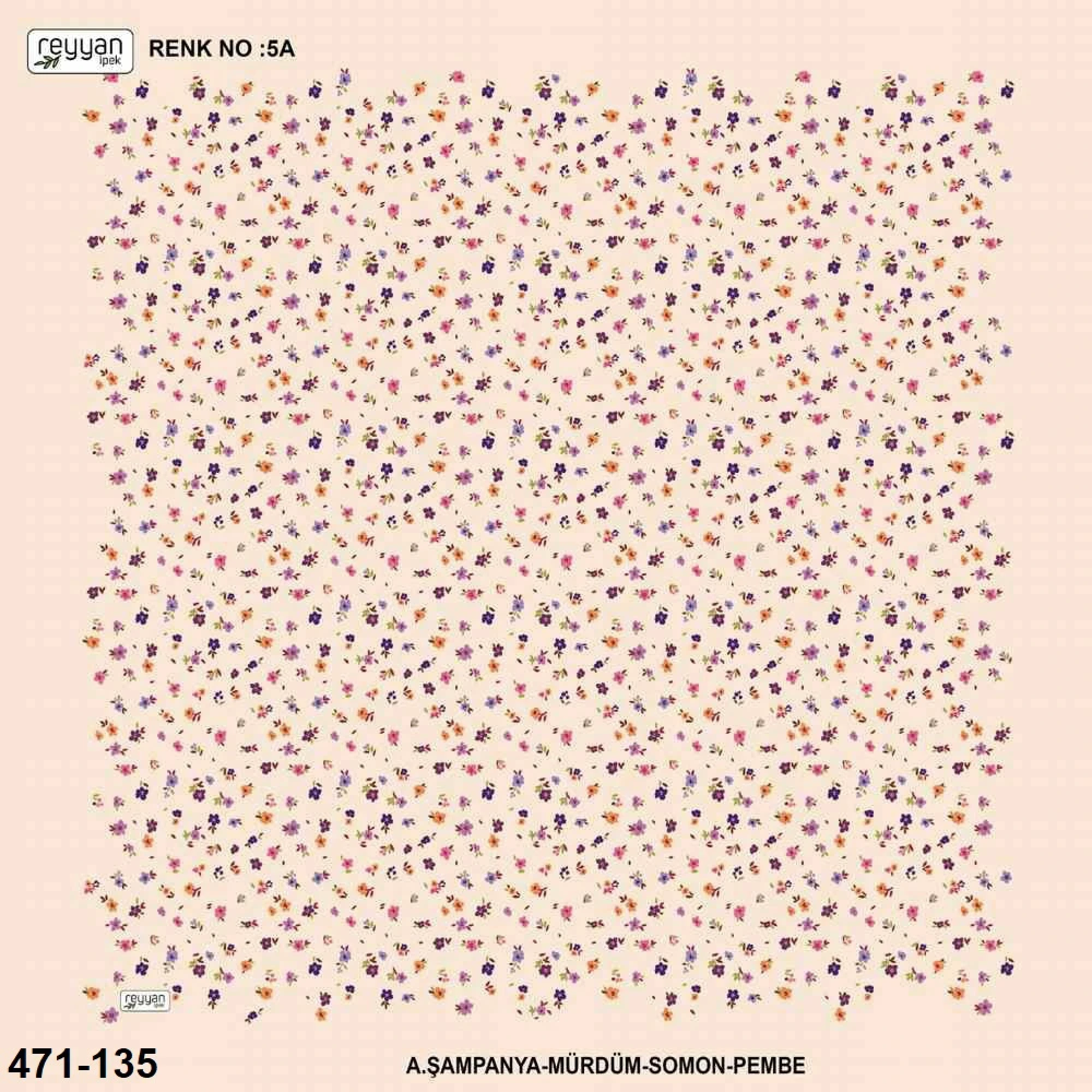 Reyyan İpek Desenli Oyalık Yazma 471-135
