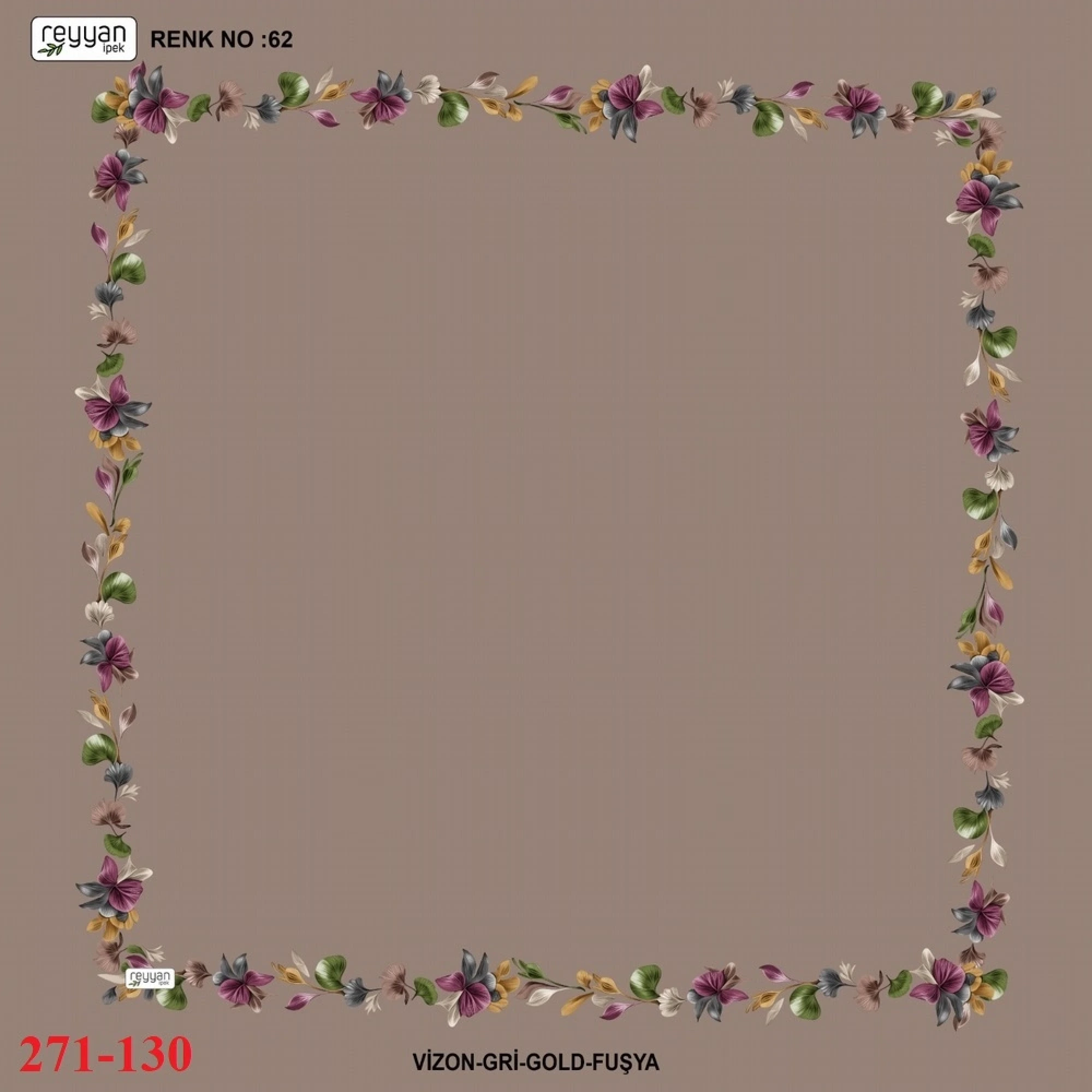 Reyyan İpek İçi Boş Desenli Oyalık Yazma 271-130