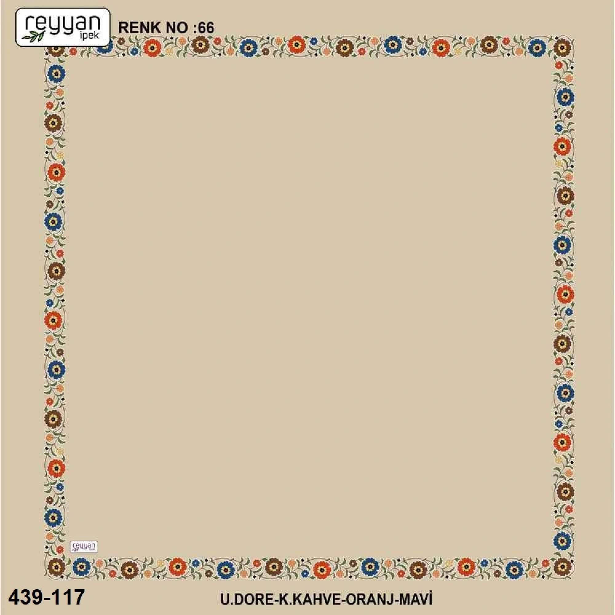 Reyyan İpek İçi Boş Desenli Oyalık Yazma 439-117