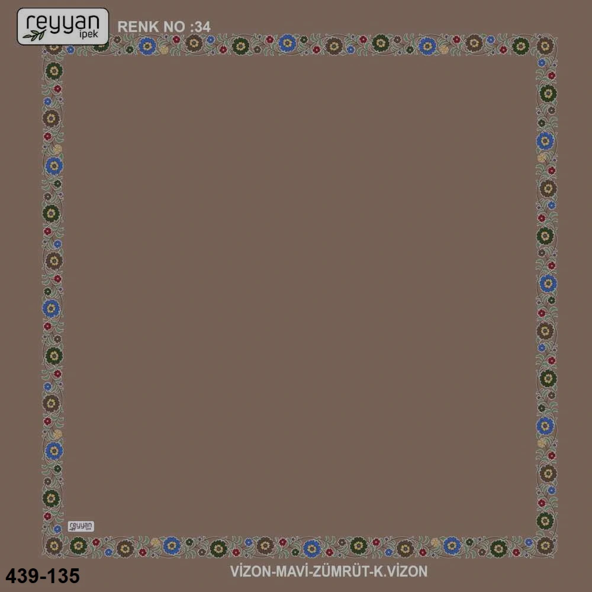 Reyyan İpek İçi Boş Desenli Oyalık Yazma 439-135