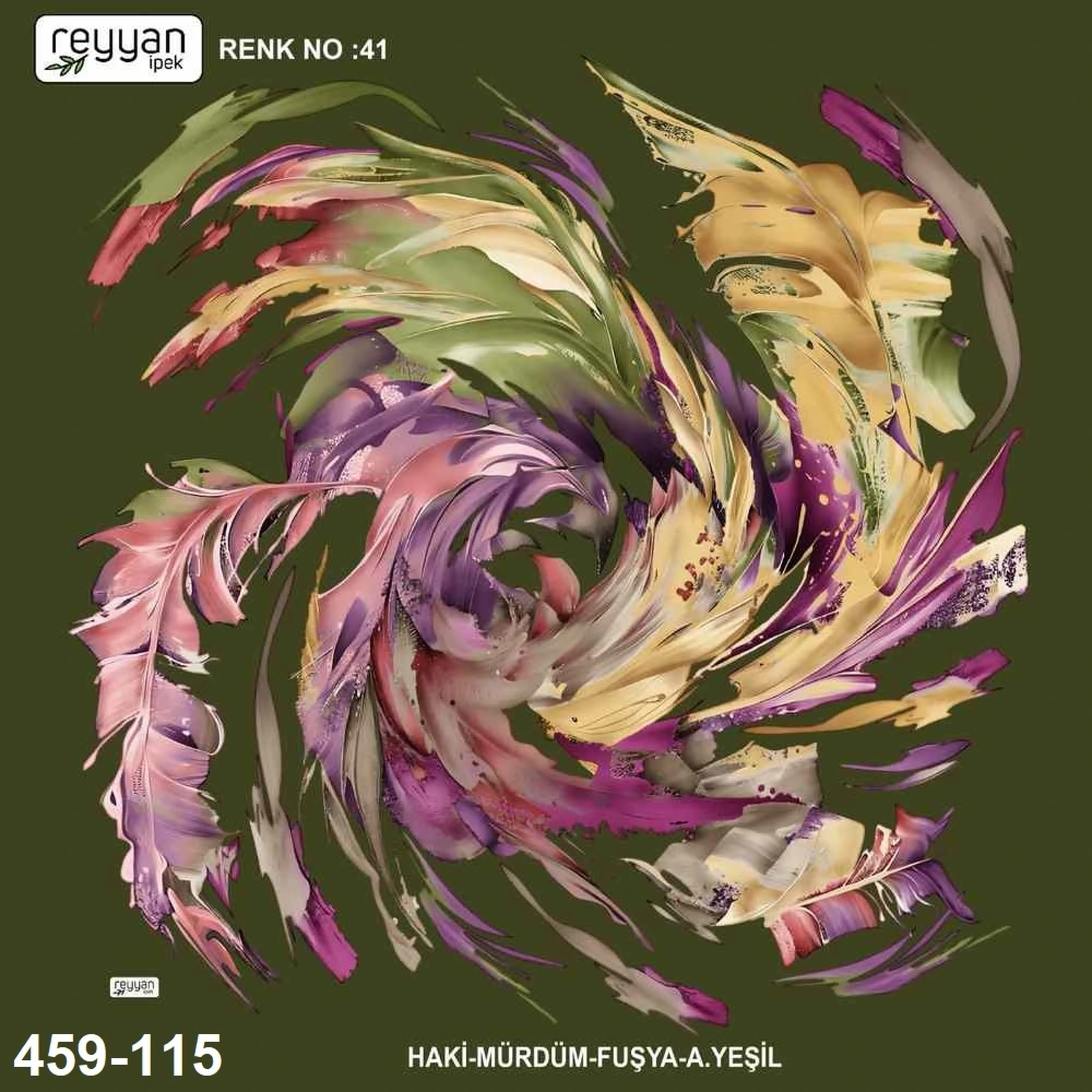 Reyyan İpek Desenli Oyalık Yazma 459-115