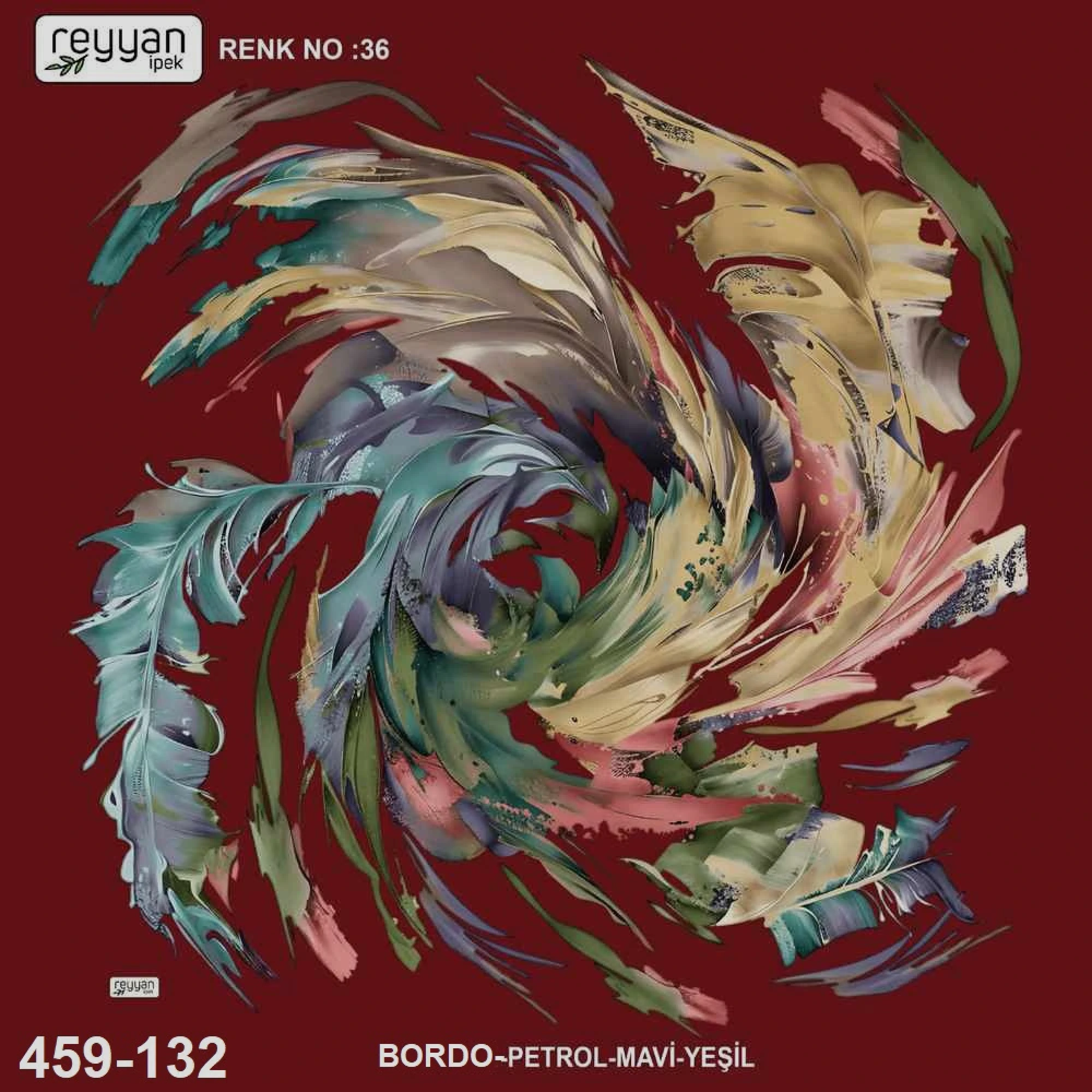 Reyyan İpek Desenli Oyalık Yazma 459-132